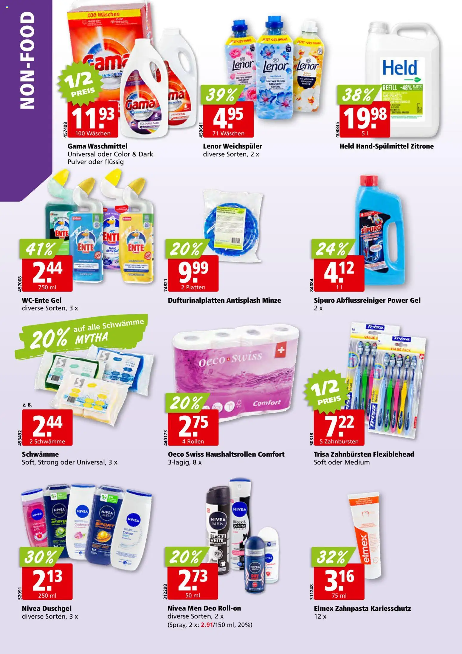 Aligro aktionen – gültig ab 02.11.2026 | Seite: 30 | Produkte: Duschgel, Zahnpasta, Zitrone, Creme