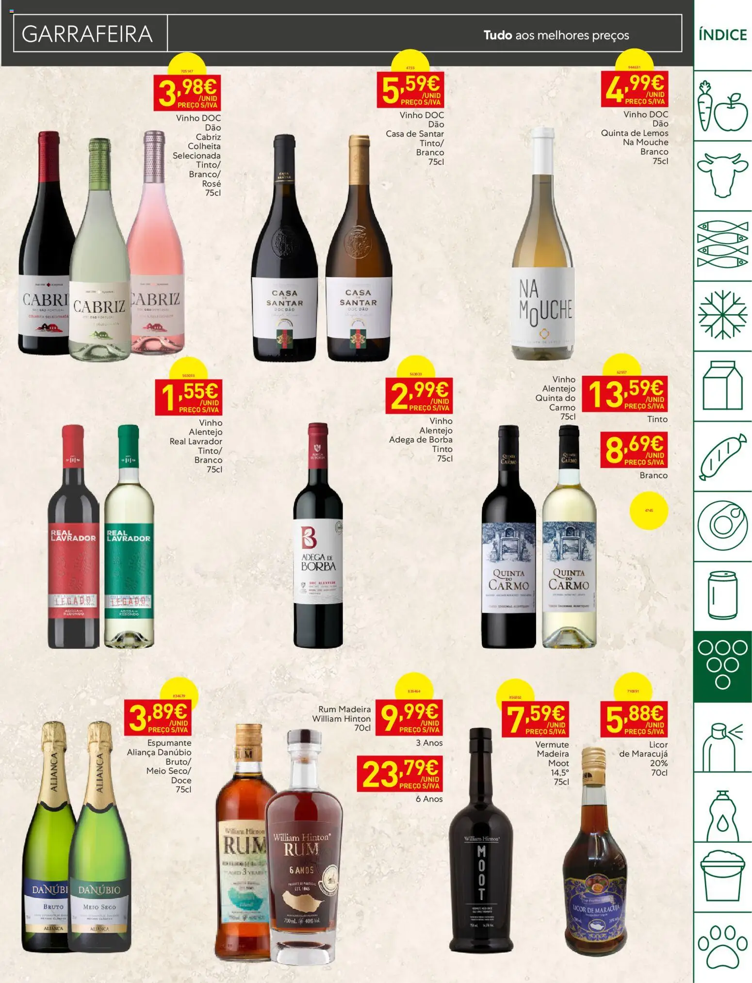 Recheio folheto Madeira │ válido de 28/07/2026 | Página: 29 | Produtos: Vermute, Rum, Licor, Vinho