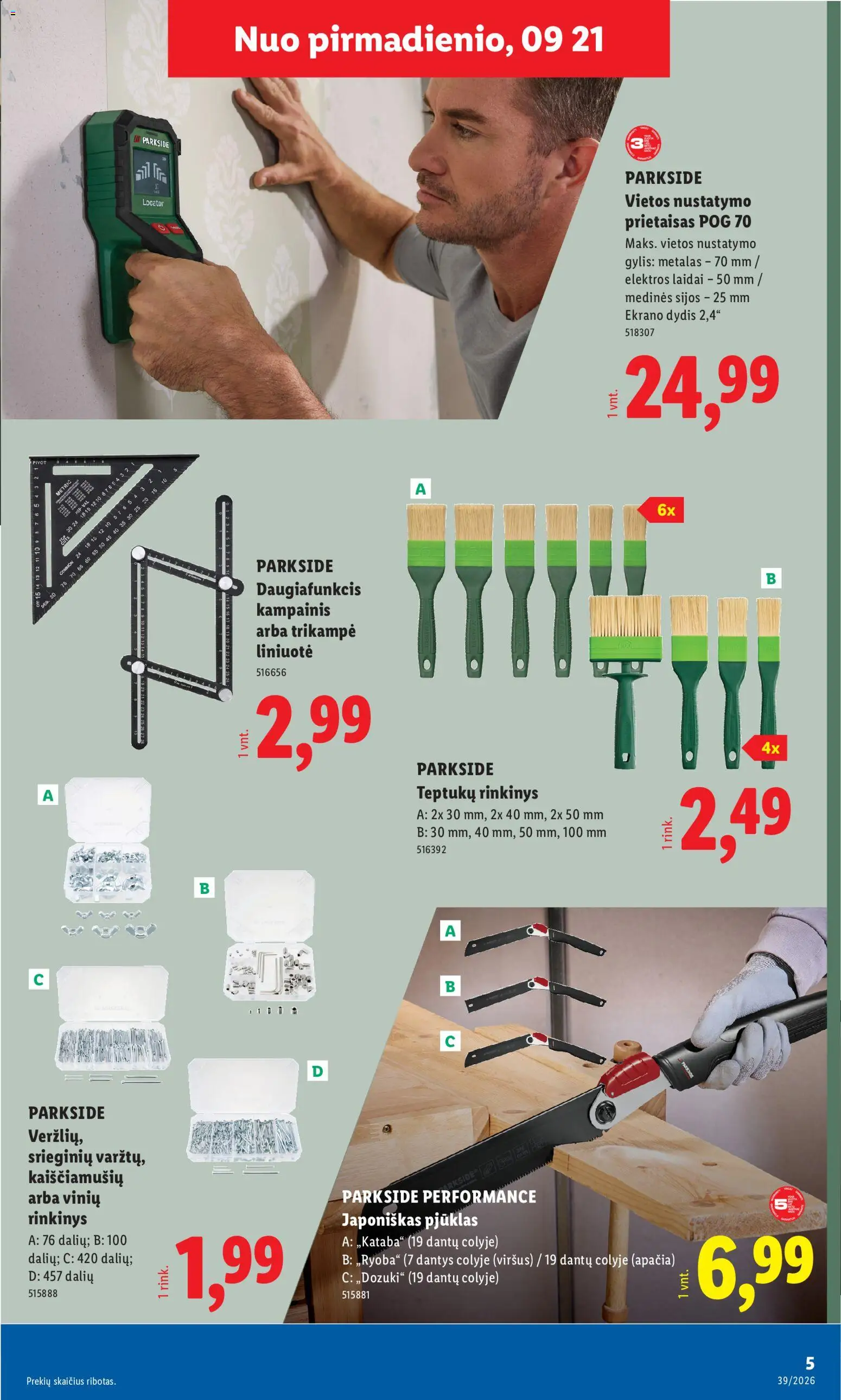LIDL akcijos nuo 2026.09.21 | Puslapis: 5