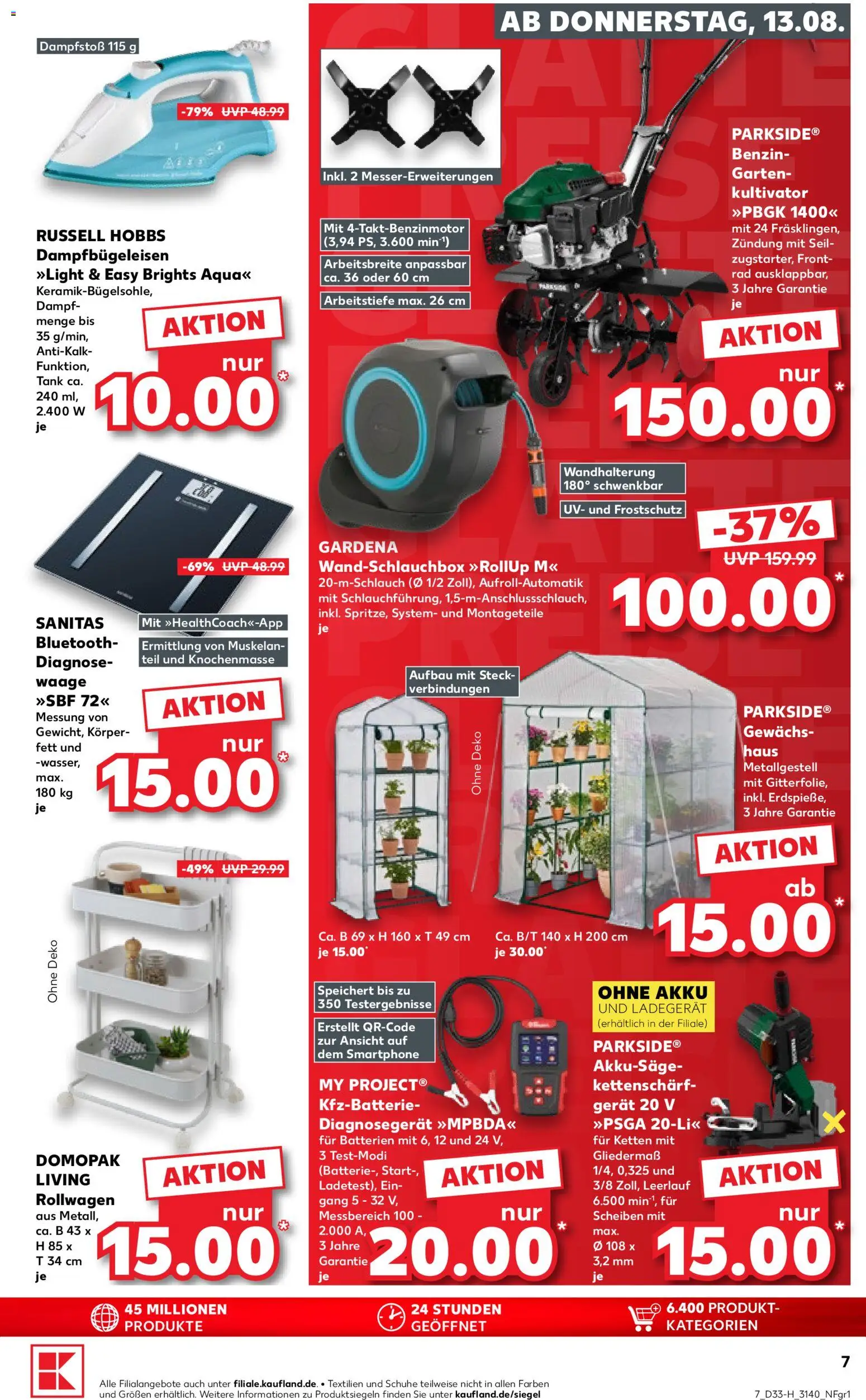 Kaufland Prospekt Leipzig – gültig ab 13.08.2026 | Seite: 7 | Produkte: Batterien, Ladegerät, Smartphone
