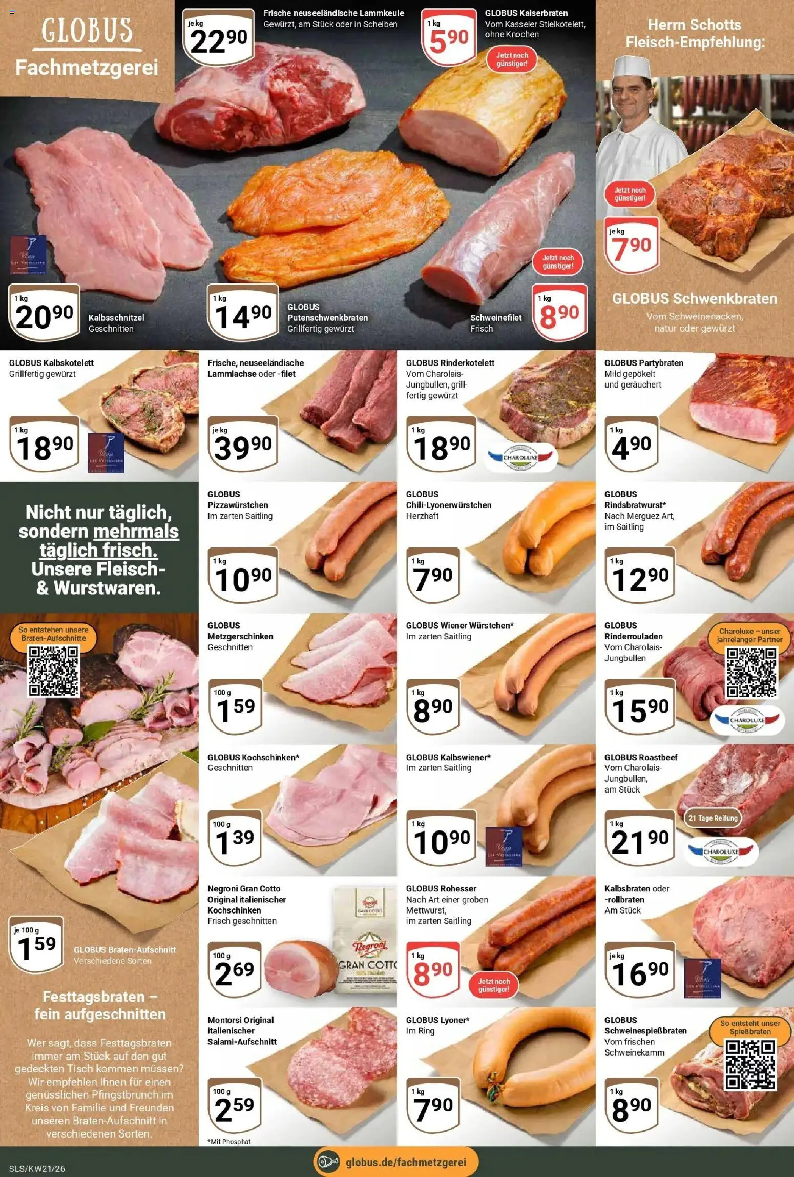 Globus Prospekt Saarlouis – gültig ab 17.05.2026 | Seite: 8 | Produkte: Grill, Roastbeef, Schweinefilet, Fleisch