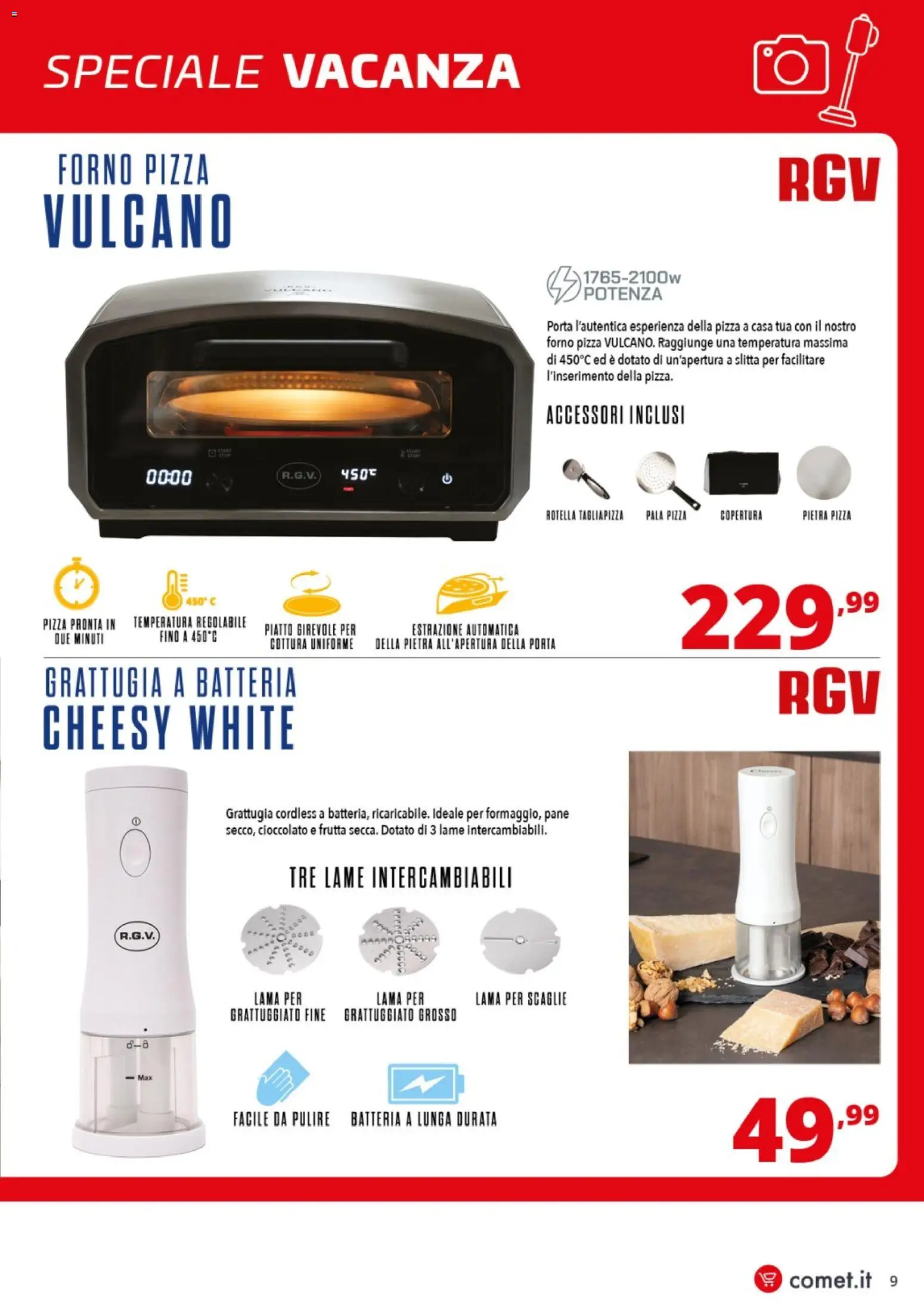 Volantino Comet del 29/06/2026 | Pagina: 9 | Prodotti: Pane, Piatto, Forno, Batteria