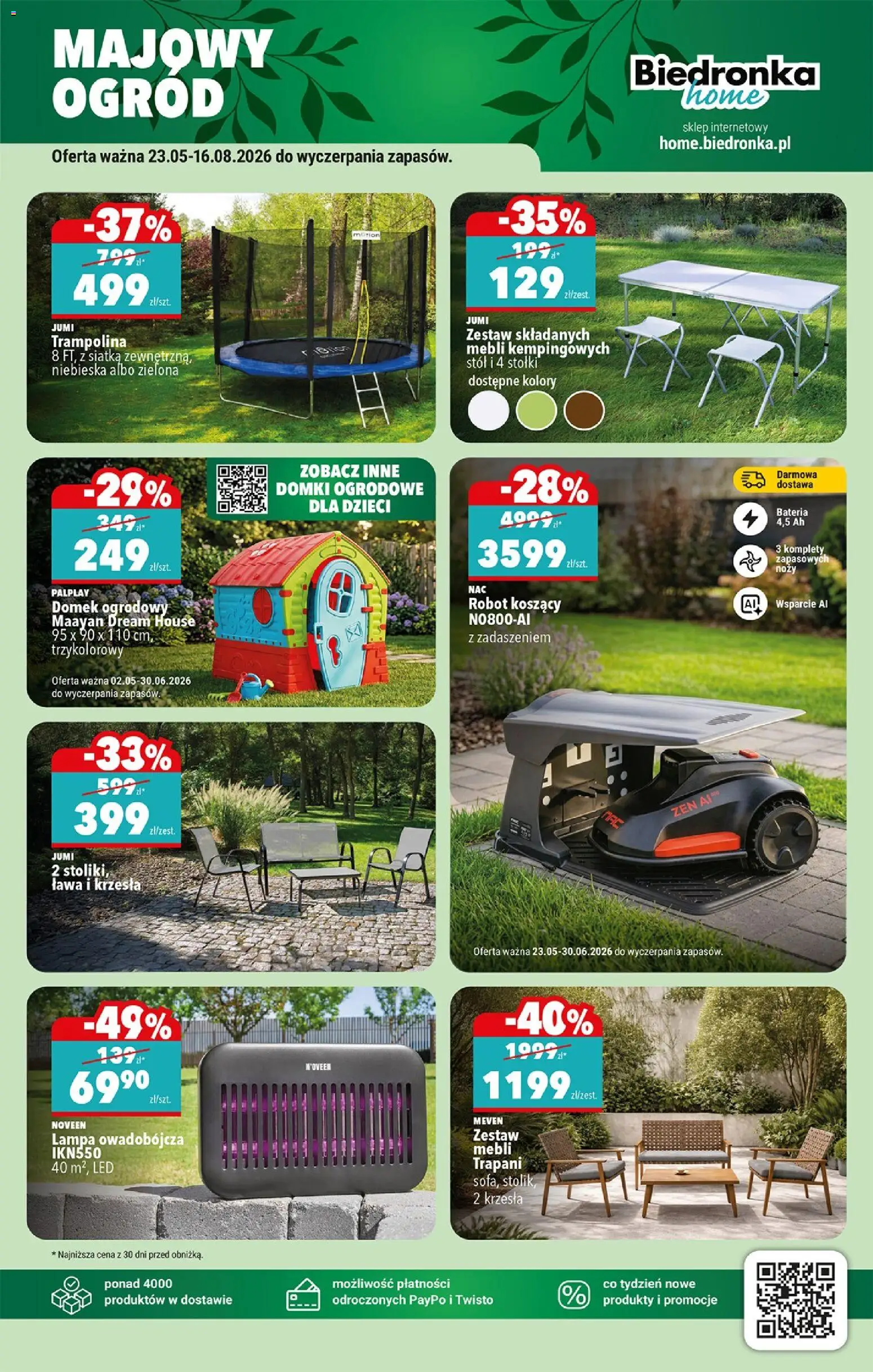 Biedronka Polsko leták - Hity i inspiracje od 25.05.2026 | Strana: 57 | Produkty: Box, Robot, Trampolína, Lampa