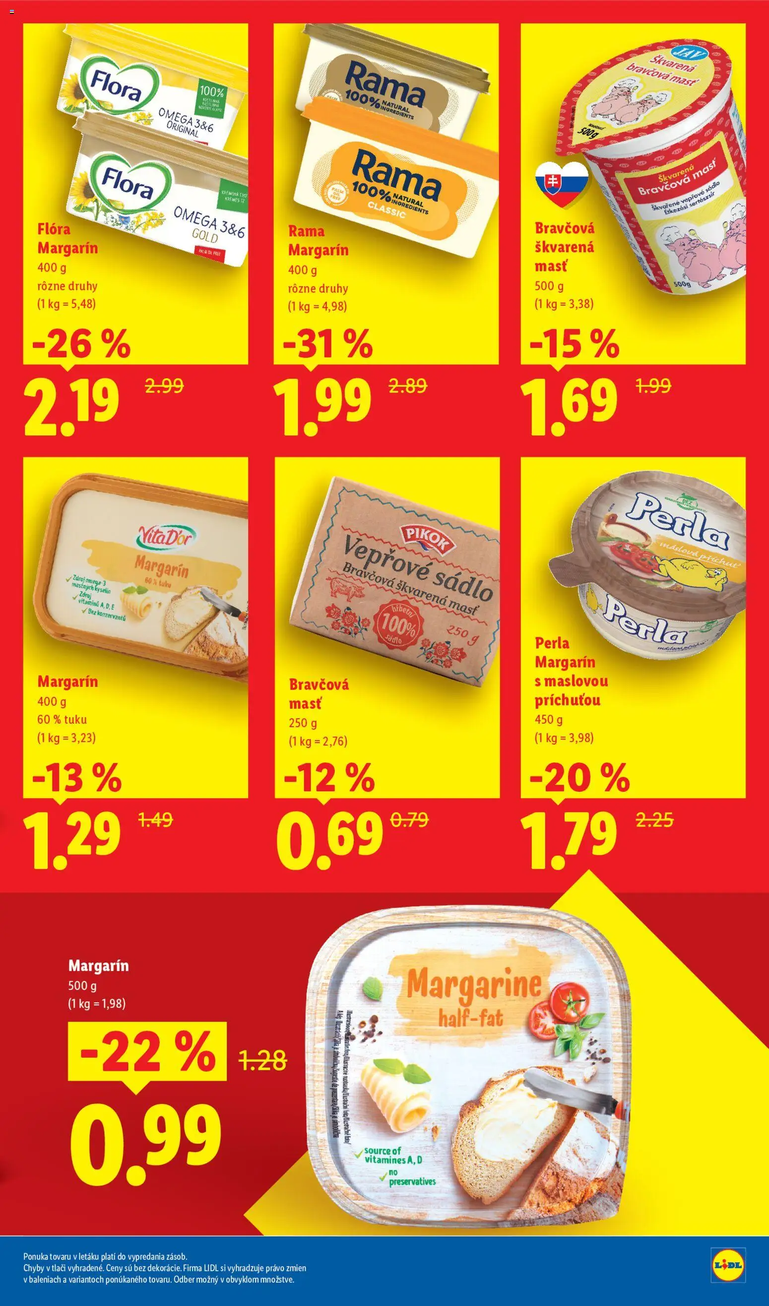 Nové Lidl akcie – leták je platný od 02.02.2026 | Strana: 17 | Produkty: Rama, Flora