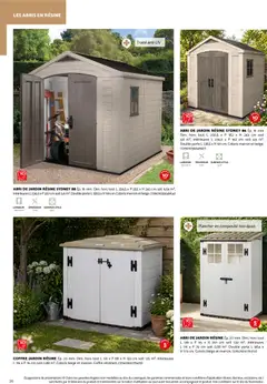 Brico Cash - Prévisualisation de Brico Cash Catalogue abris & carports valide à partir de 19/08/2026 | Page: 26 | Produits: Porte, Abri de jardin
