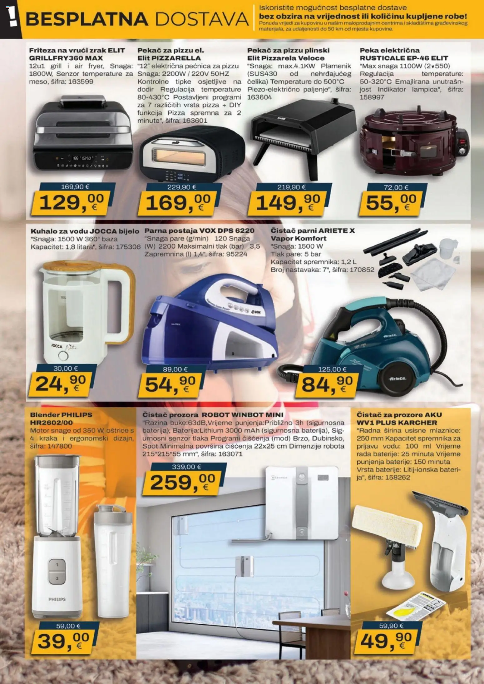 Vinkoprom katalog | vrijedi od 01.09.2026 | Stranica: 4 | Proizvodi: Pekac, Robot, Parna postaja, Kärcher