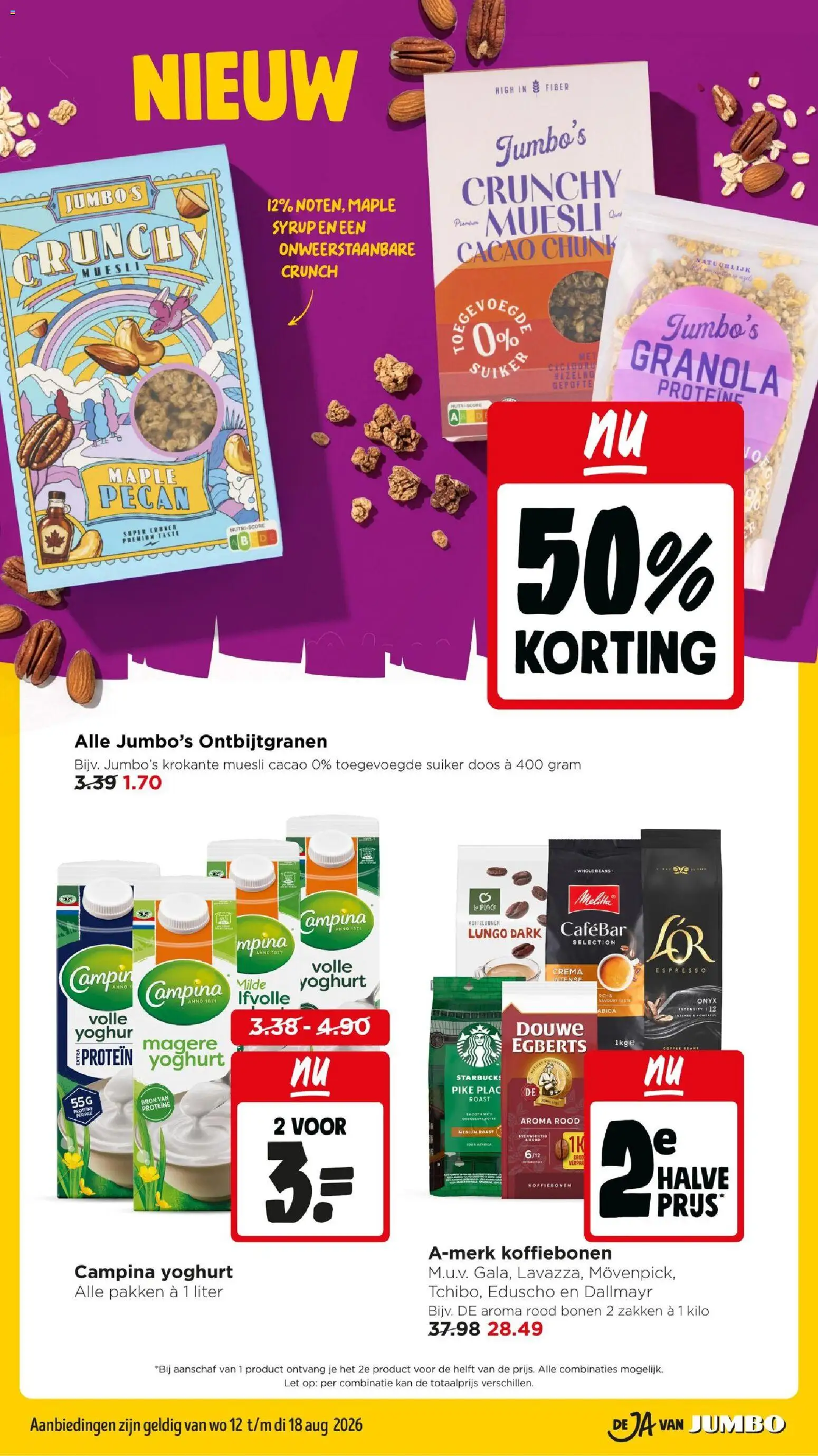 {H1} | Pagina: 8 | Producten: Koffiebonen, Suiker, Muesli, Magere yoghurt