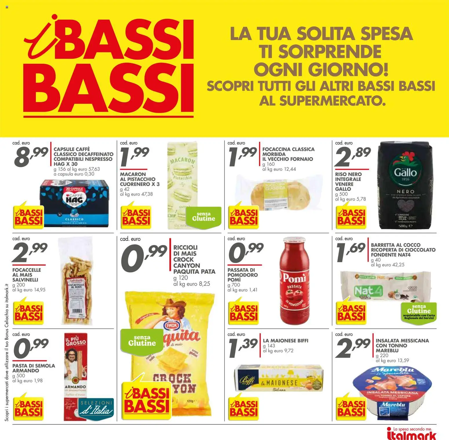 Volantino Italmark del 04.06.2026 | Pagina: 21 | Prodotti: Caffè, Cioccolato, Maionese, Tonno
