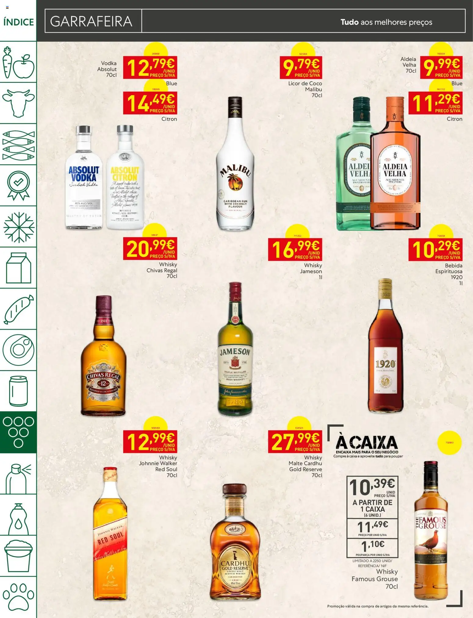 Recheio folheto │ válido de 11/08/2026 | Página: 30 | Produtos: Malibu, Rum, Coco, Vodka