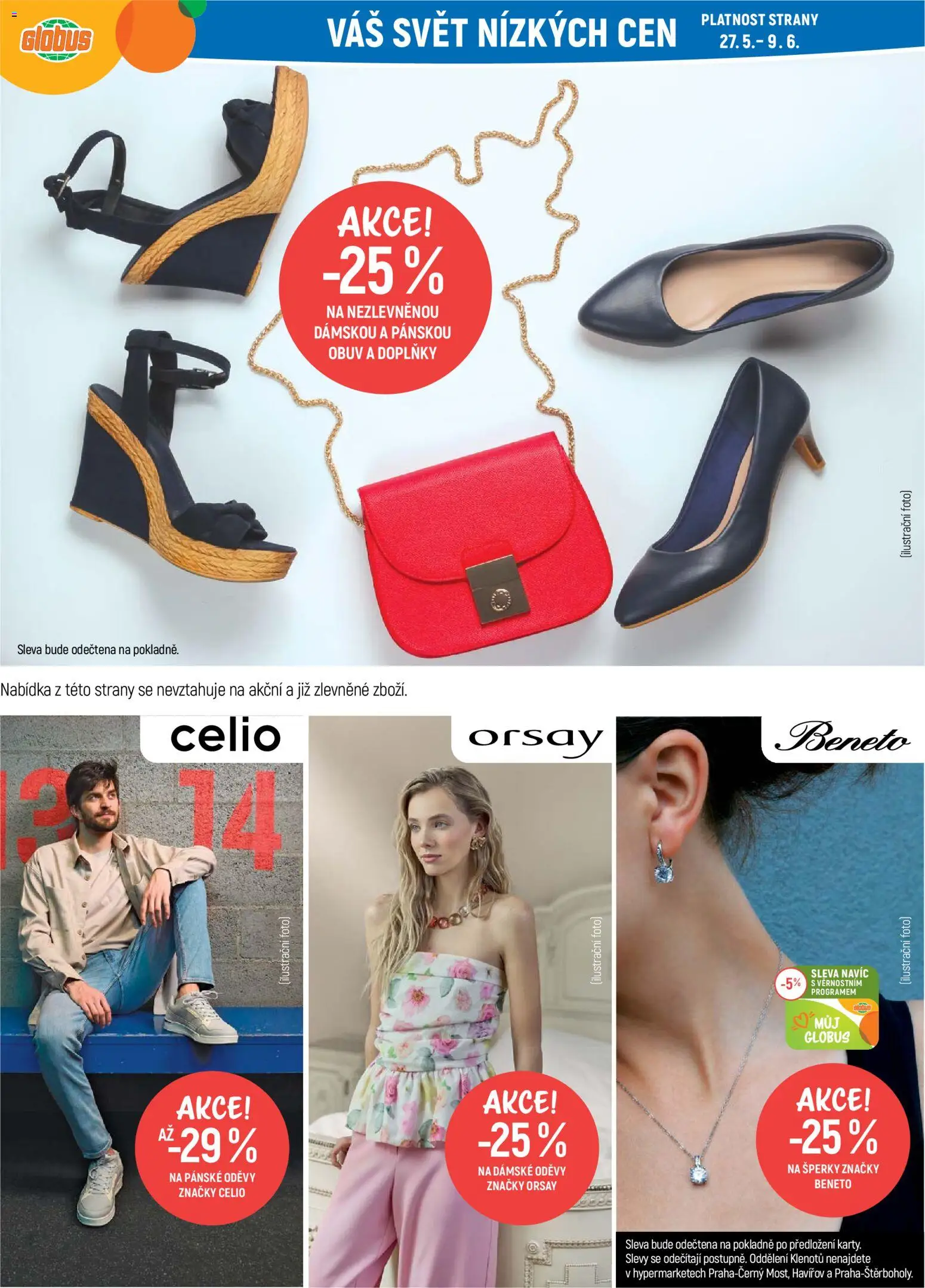 Globus leták - Praha Černý Most od 27.05.2026 | Strana: 37 | Produkty: Globus, Šperky, Obuv