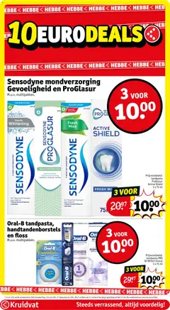 Oral-B tandpasta, handtandenborstels en floss, M.u.v. multipakken. - Voorbeeld van een folder van Kruidvat, geldig van 12.05.2026 | Pagina: 20 | Producten: Tandpasta, Kan, La, Mondverzorging