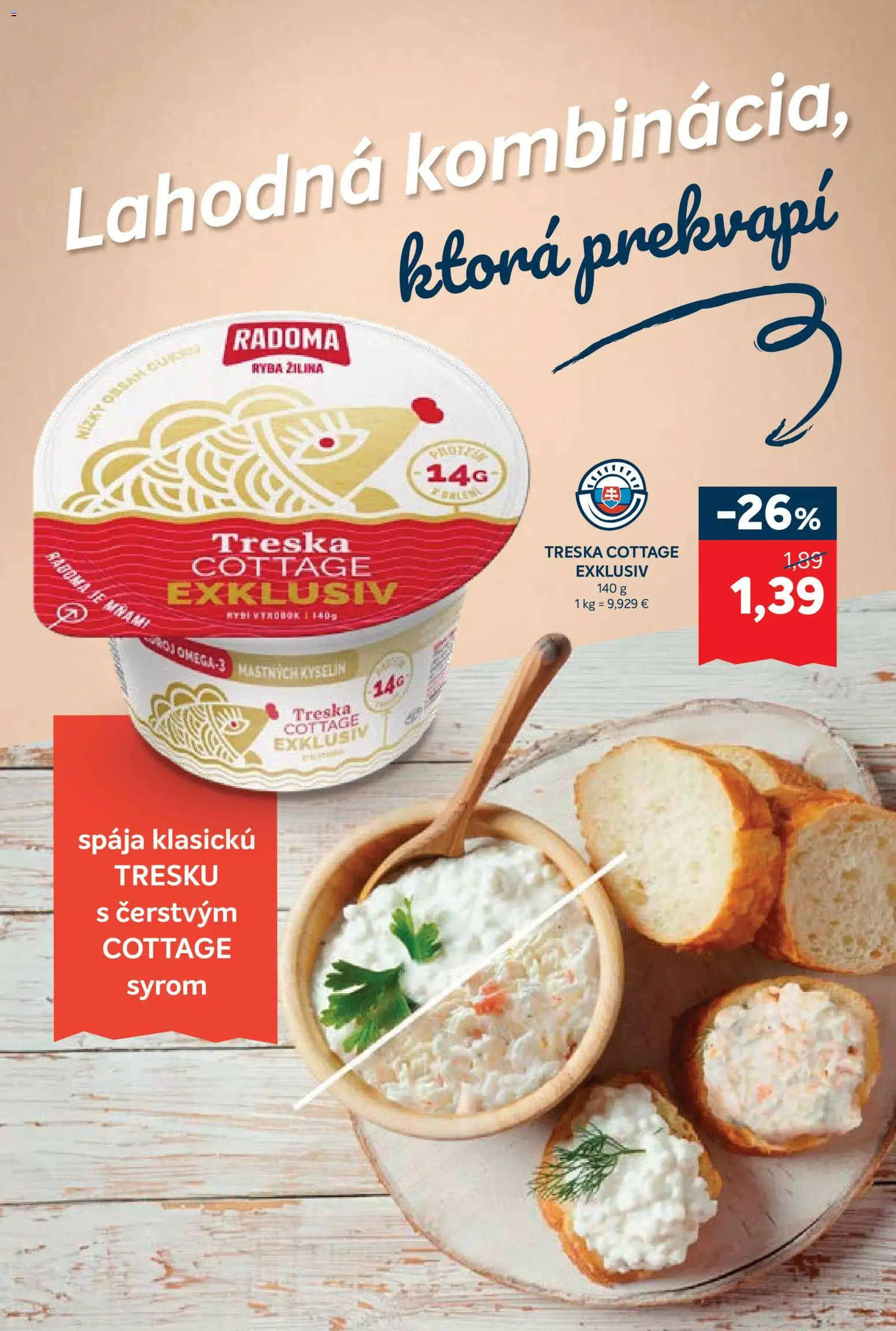 Nové Kraj akcie – leták je platný od 10.09.2026 | Strana: 8 | Produkty: Ryba, Treska