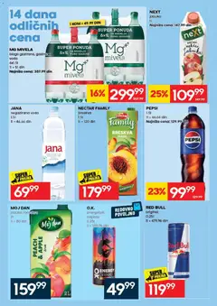 Roda katalog - pregled Roda kataloga - važi od 14.09.2026 | Strana: 42 | Proizvode: Voda, Red Bull, Breskva, Pepsi