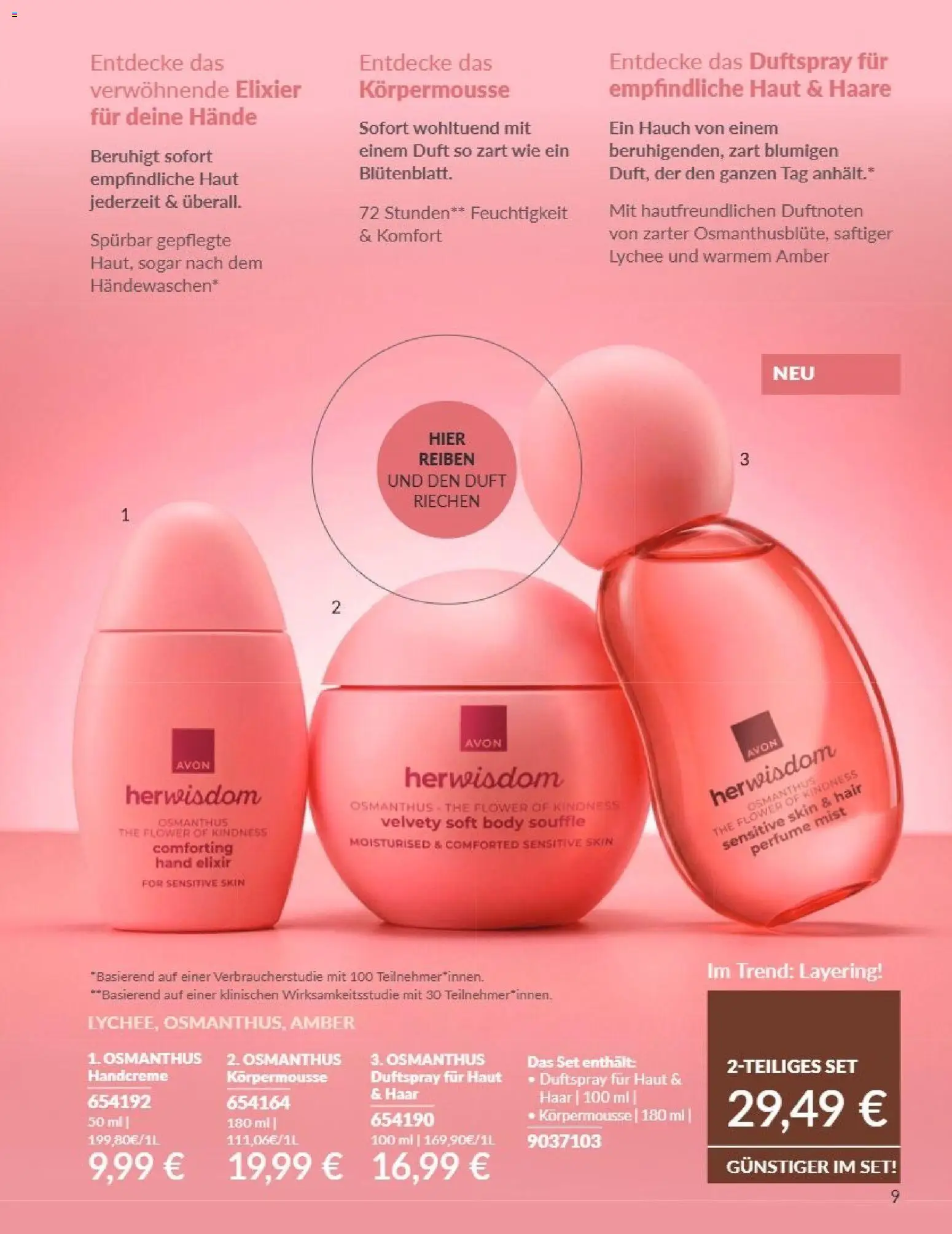 AVON Katalog September 2026 – gültig ab 01.09.2026 | Seite: 5 | Produkte: Duft, Handcreme