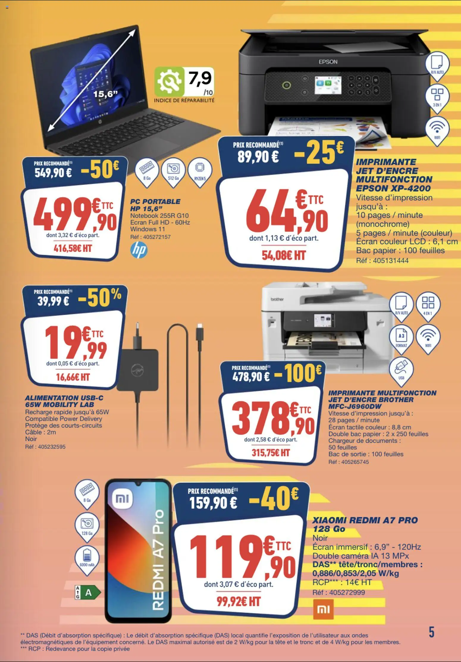 {H1} | Page: 5 | Produits: PC portable, Epson, Notebook, Caméra