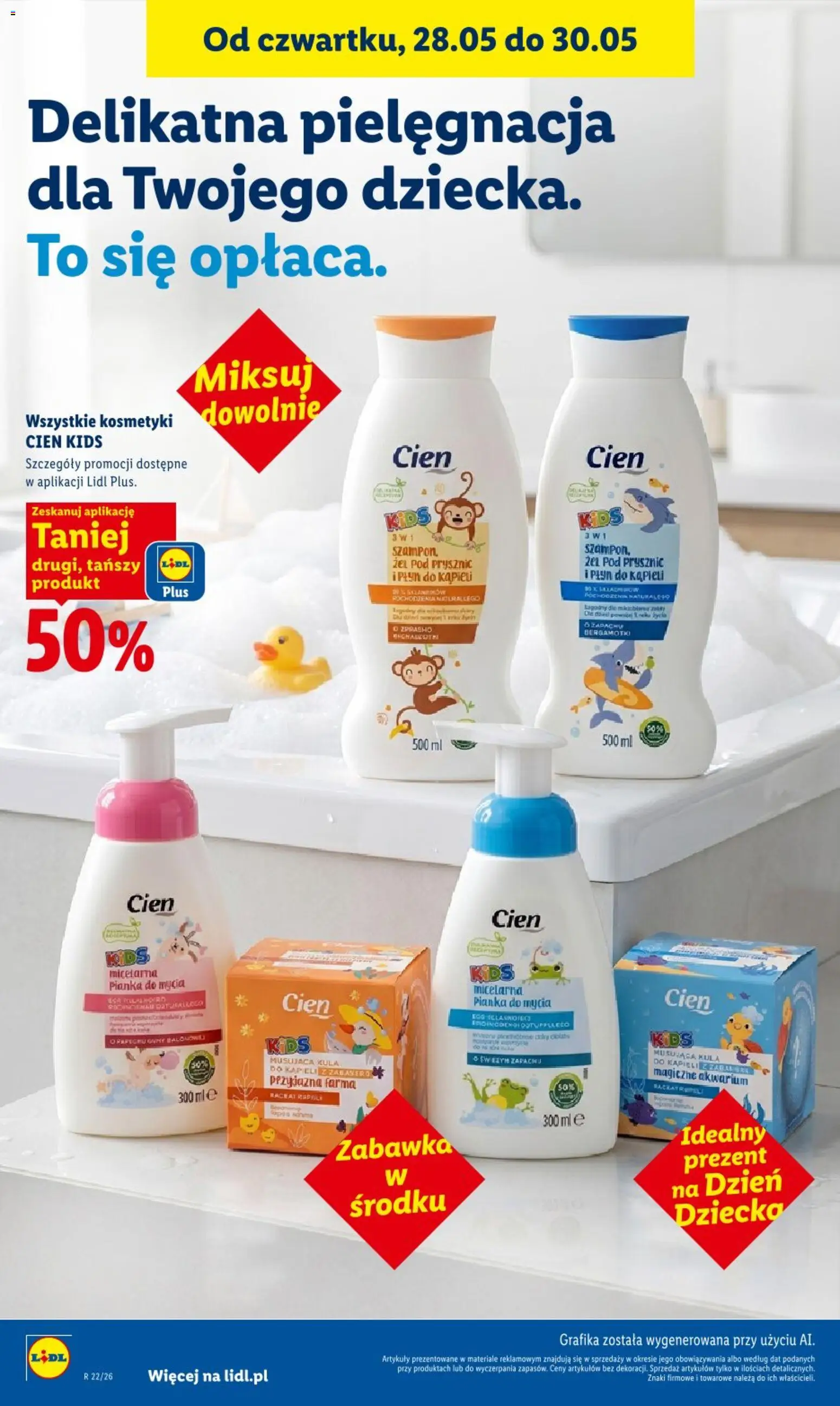 Lidl gazetka od 28.05.2026 | Strona: 78 | Produkty: Kosmetyki, Płyn do kąpieli, Prysznic, Żel pod prysznic