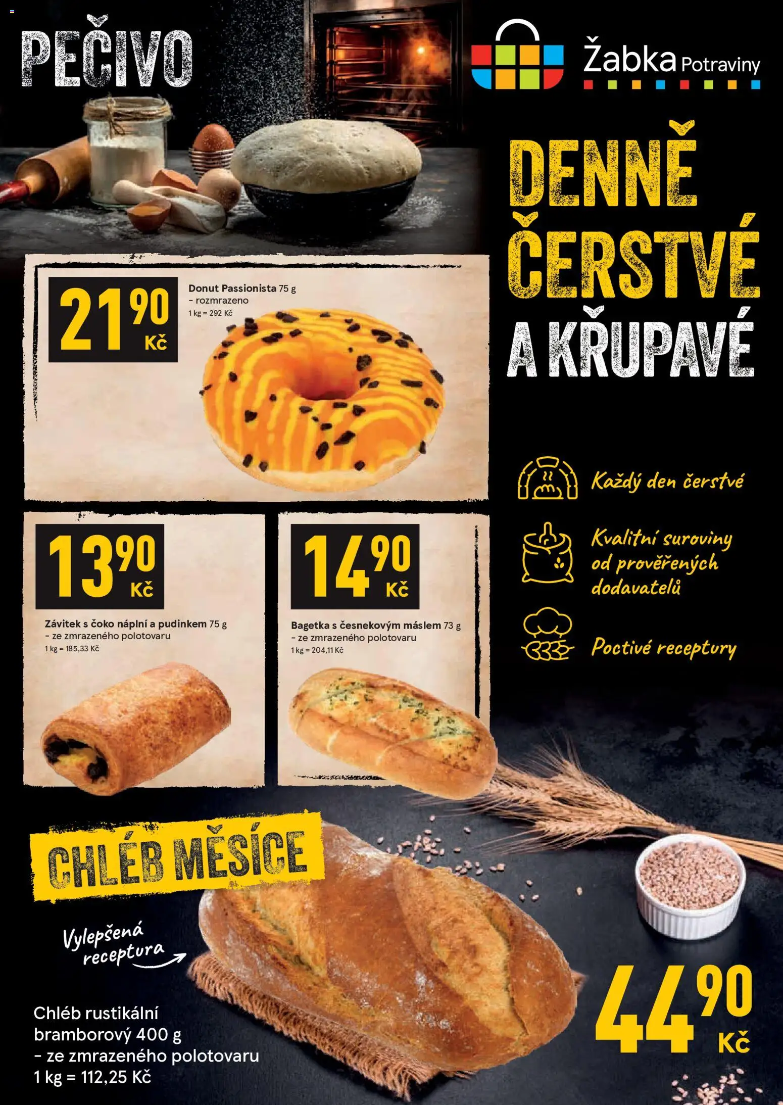 Žabka leták od 07.10.2026 | Strana: 2 | Produkty: Donut, Chléb, Pečivo, Potraviny