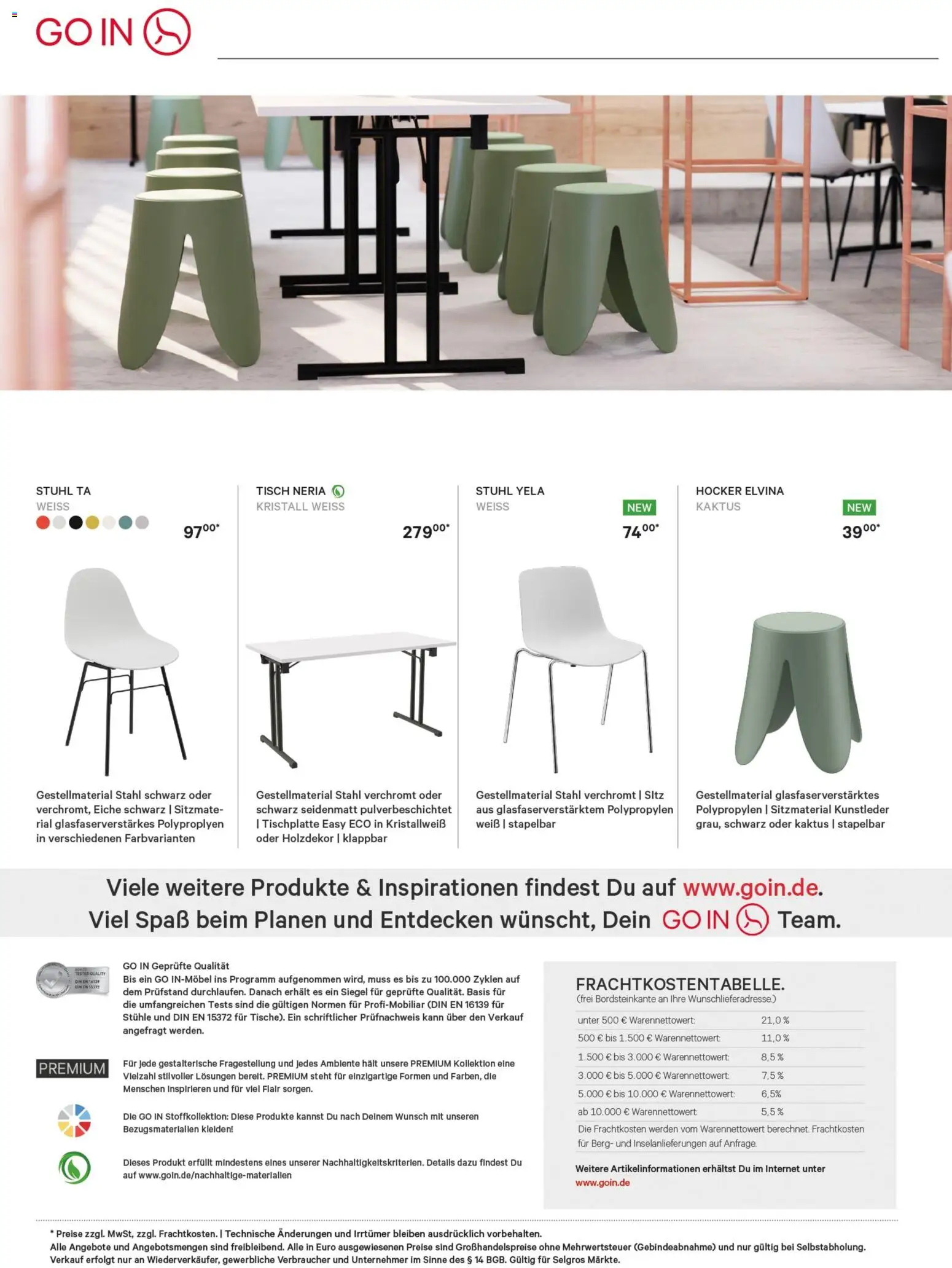 Selgros Restaurantmöbel – gültig ab 01.03.2026 | Seite: 12 | Produkte: Hocker, Tisch, Stuhl