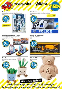 Pré-visualização TEDi - Folheto válido de 12.06.2026 | Página: 6 | Produtos: Robô, Pilhas