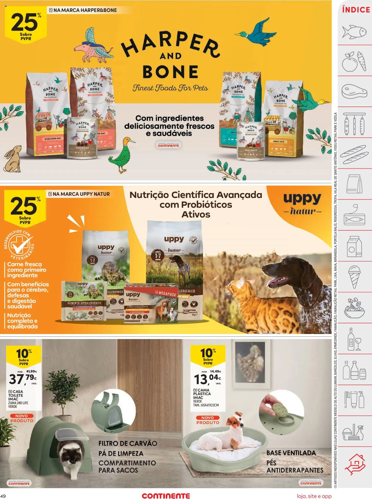 Continente folheto │ válido de 07/07/2026 | Página: 51 | Produtos: Boné, Probióticos, Base, Cama