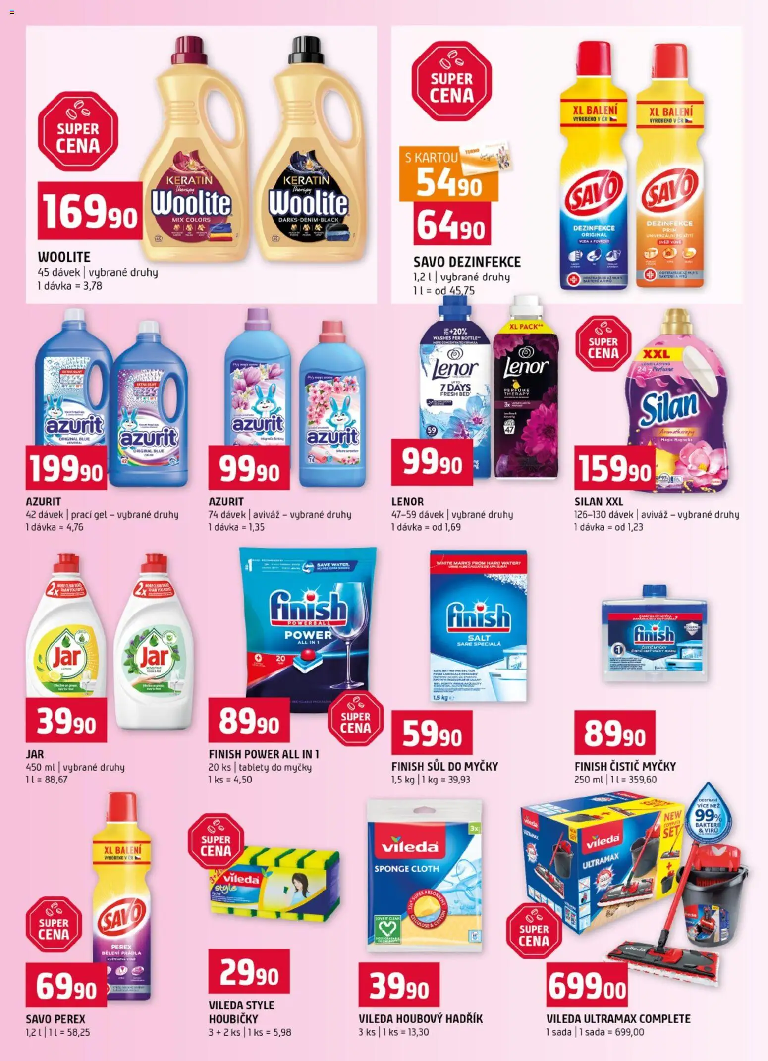 Terno leták - Nabídka pro věrné zákazníky od 17.06.2026 | Strana: 15 | Produkty: Finish, Čistič myčky, Sůl do myčky, Silan