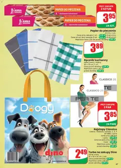 Pogląd oferty "Dino gazetka" - ważna od 23.09.2026 | Strona: 67 | Produkty: Rajstopy, Torba, Papier do pieczenia, Ręcznik kuchenny
