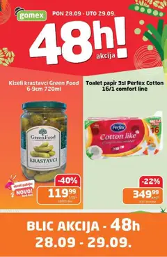 Gomex katalog летак 48h - pregled Gomex kataloga - važi od 28.09.2026