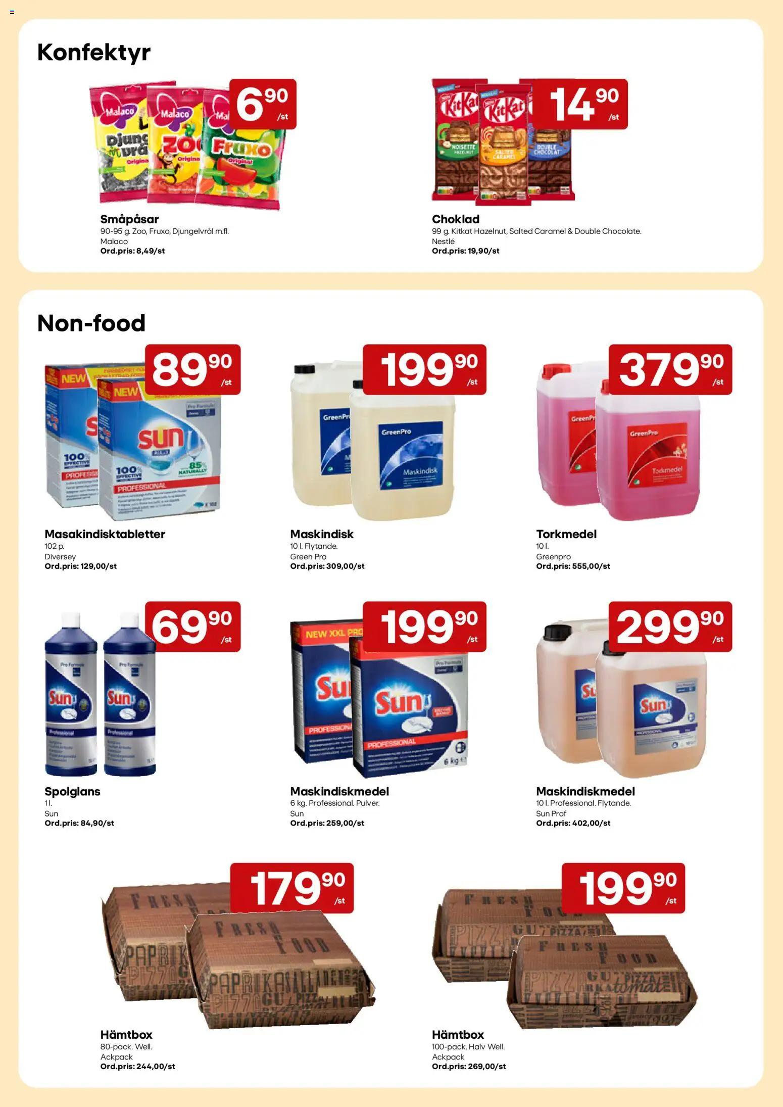 Snabbgross reklamblad aktuell från 05/10/2026 | Sida: 15 | Produkter: Choklad, Konfektyr