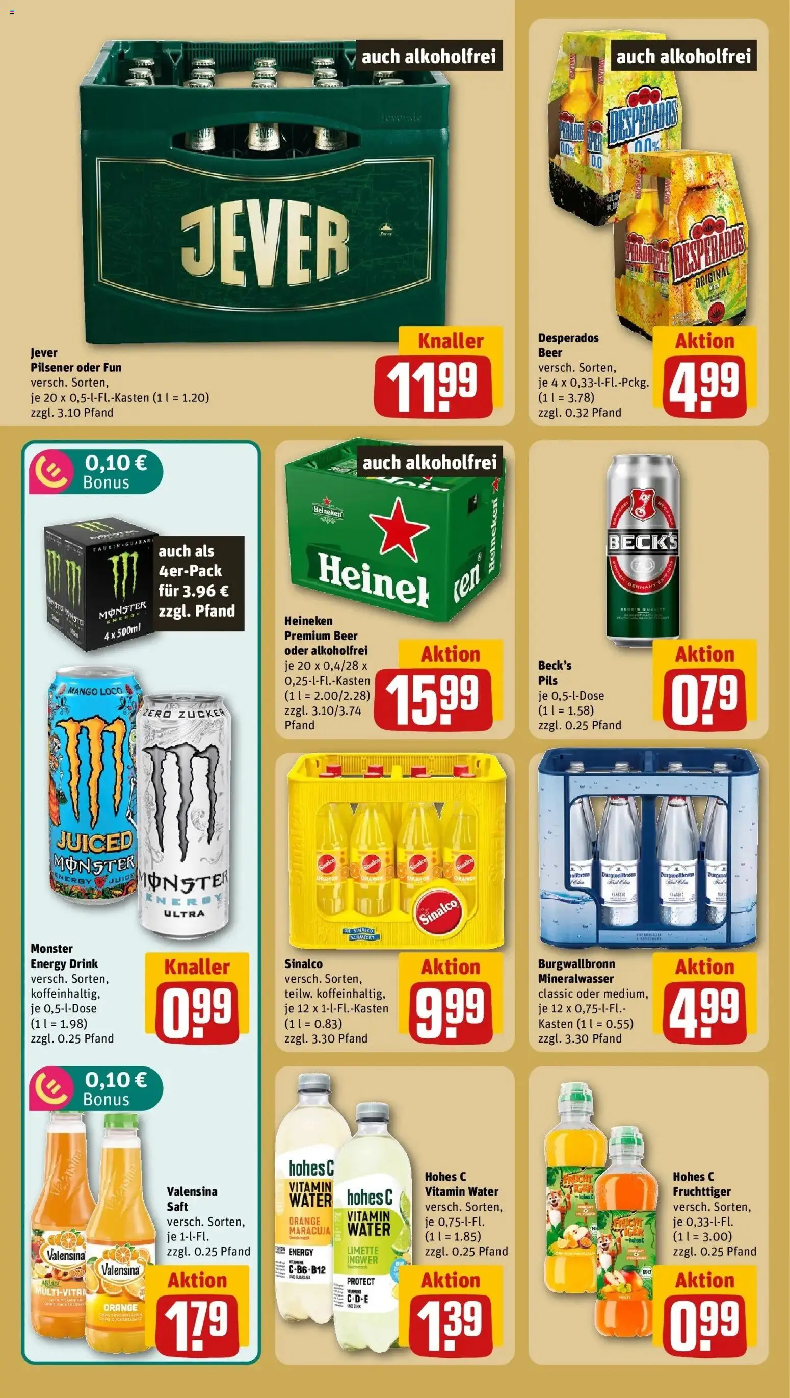 REWE Prospekt ab 14.09.2026 zum Blättern » Angebote | Seite: 18 | Produkte: Zucker, Desperados, Limette, Saft