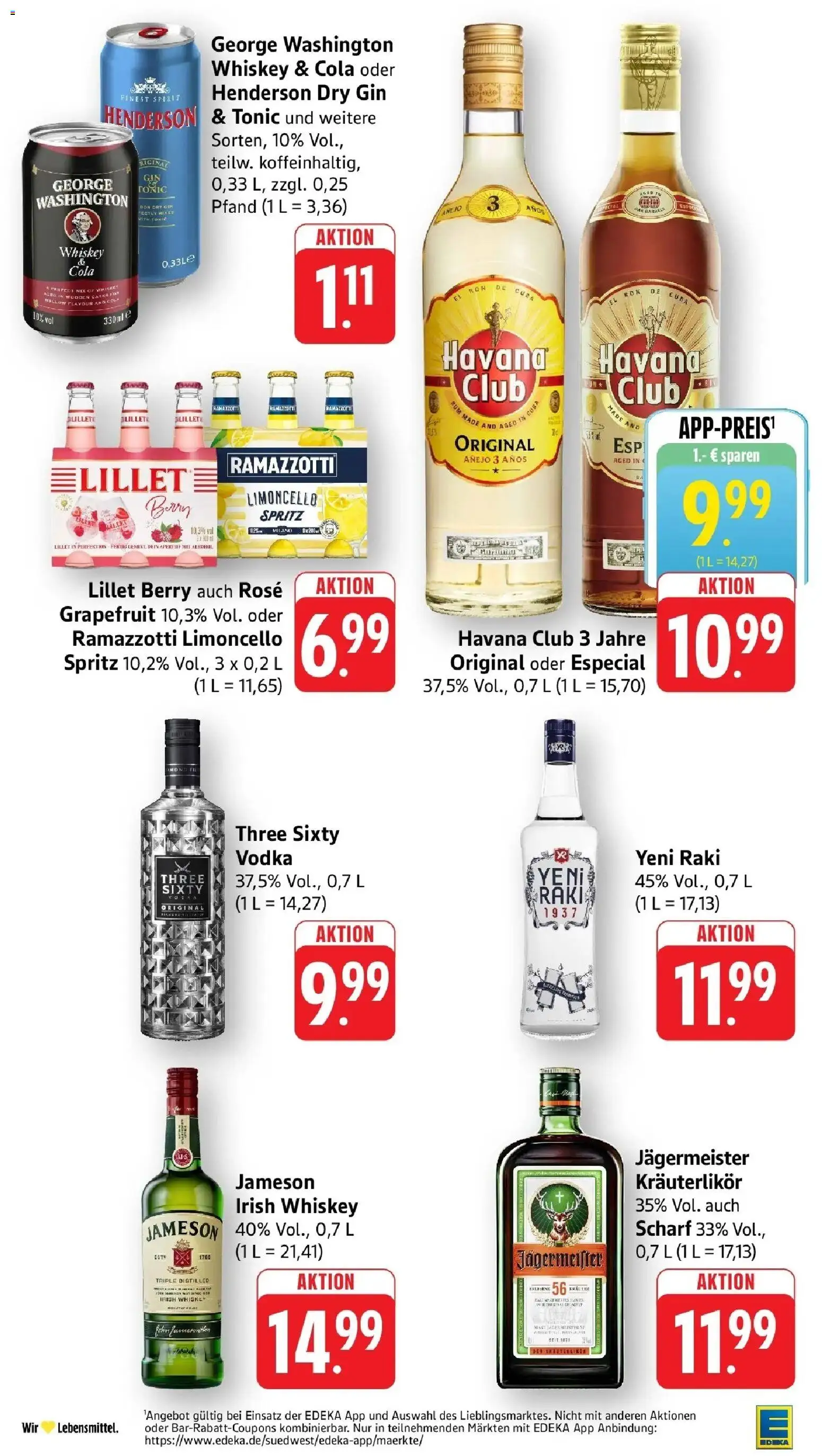 Angebote – gültig ab 27.04.2026 | Seite: 37 | Produkte: Havana club, Jameson, Limoncello, Whiskey