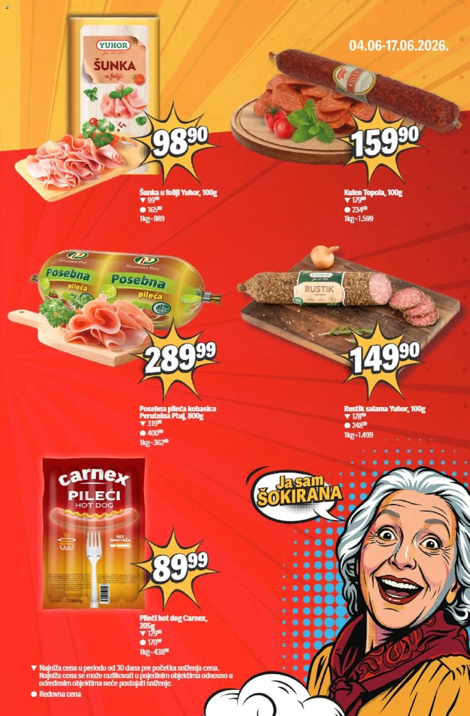 Maxi katalog - važi od 04.06.2026 | Strana: 3 | Proizvode: Kulen, Hot dog, Šunka, Kobasica