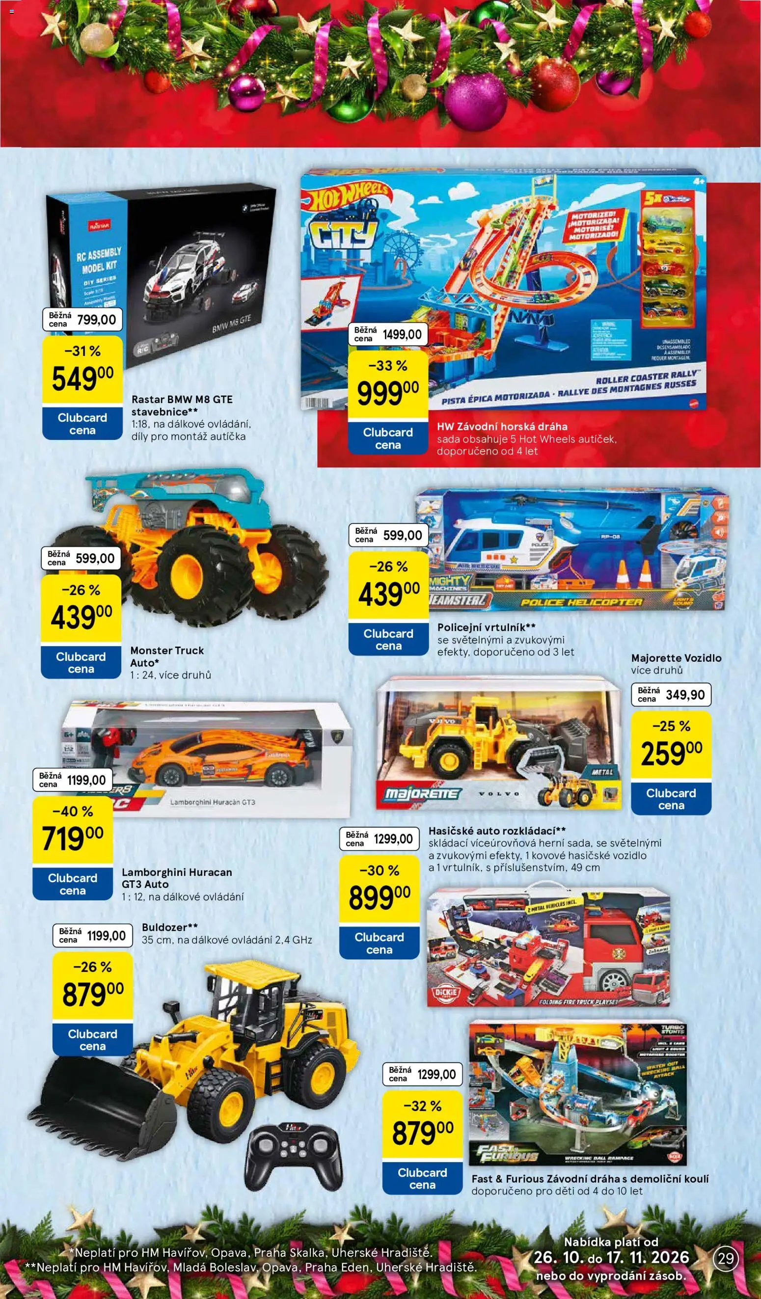 Tesco leták - Vánoční katalog hraček od 26.10.2026 | Strana: 29