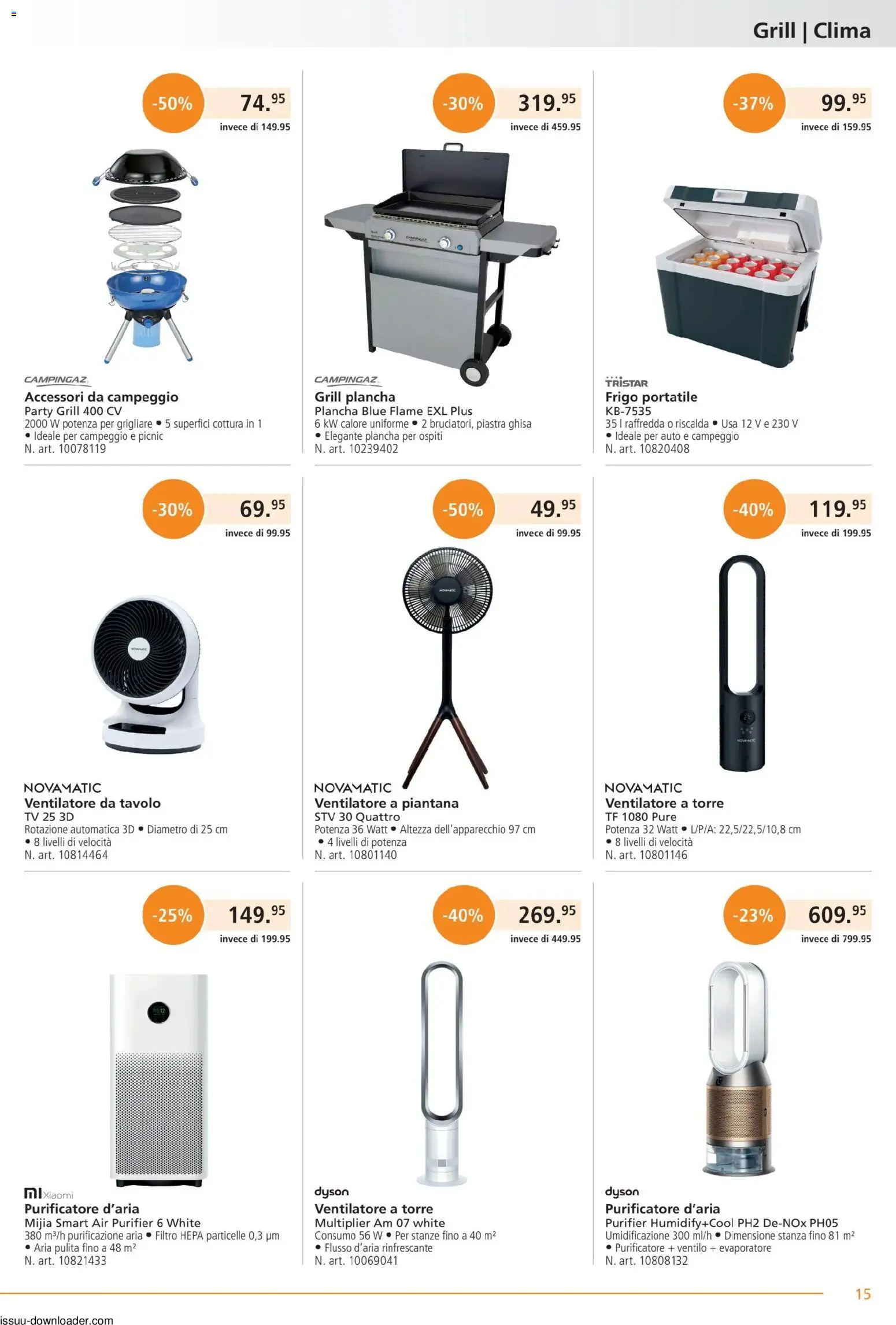 Fust aktionen IT – gültig ab 01.05.2026 | Seite: 15 | Produkte: TV, Grill, Dyson