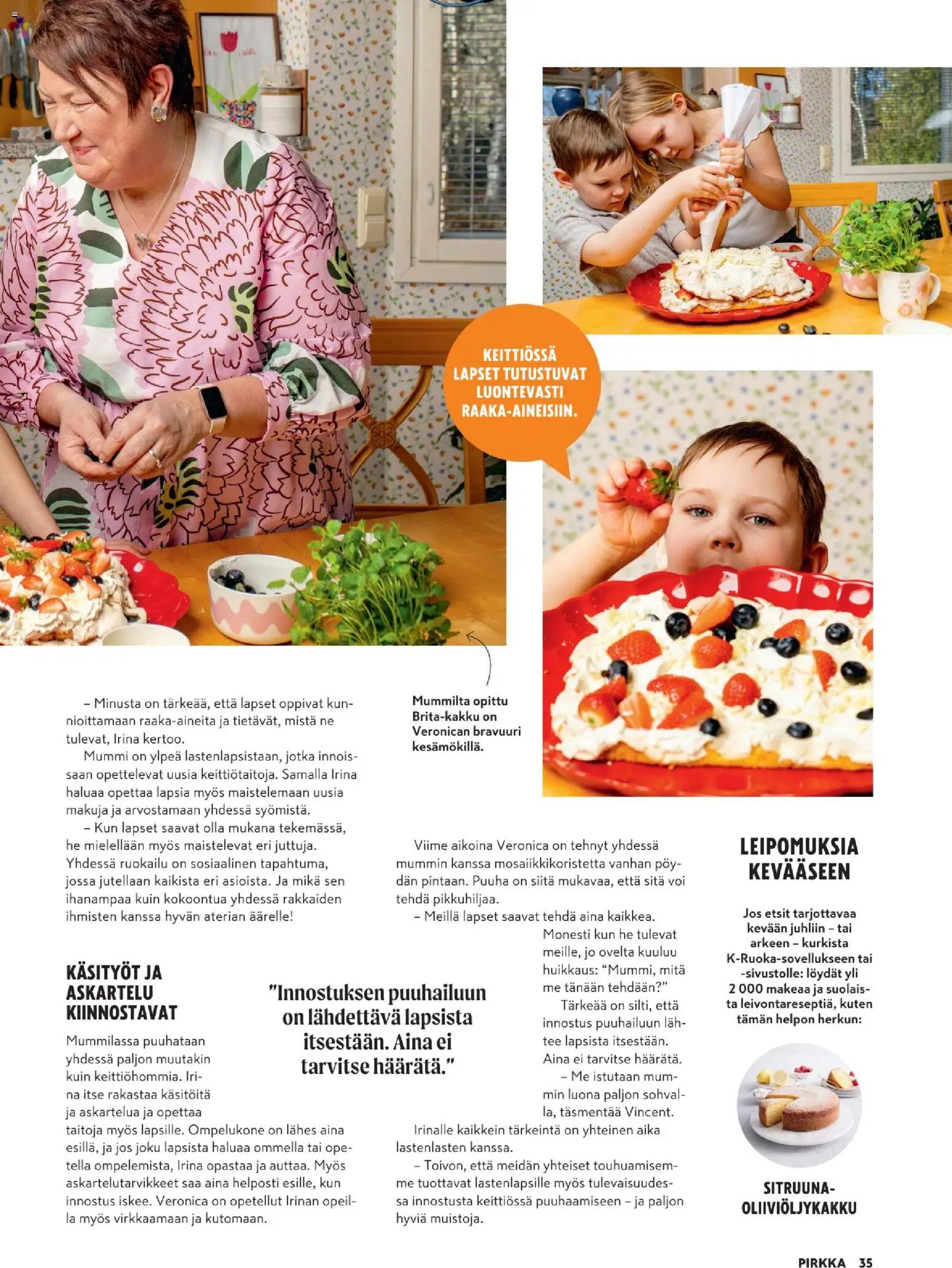 K-Supermarket tarjoukset - Pirkka – voimassa 06.05.2026 alkaen | Sivu: 35 | Tuotteet: Ompelukone, Voi, Tee