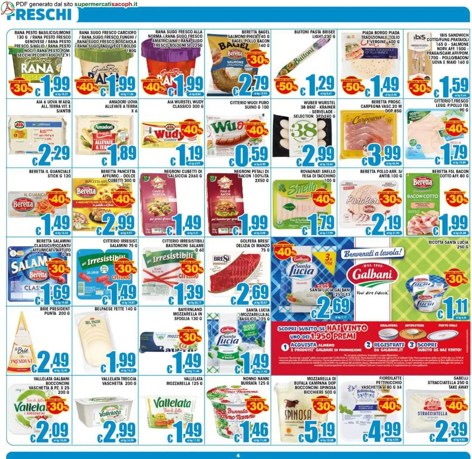 Volantino Sacoph del 02/09/2026 | Pagina: 4 | Prodotti: Funghi, Piadina, Ricotta, Terra