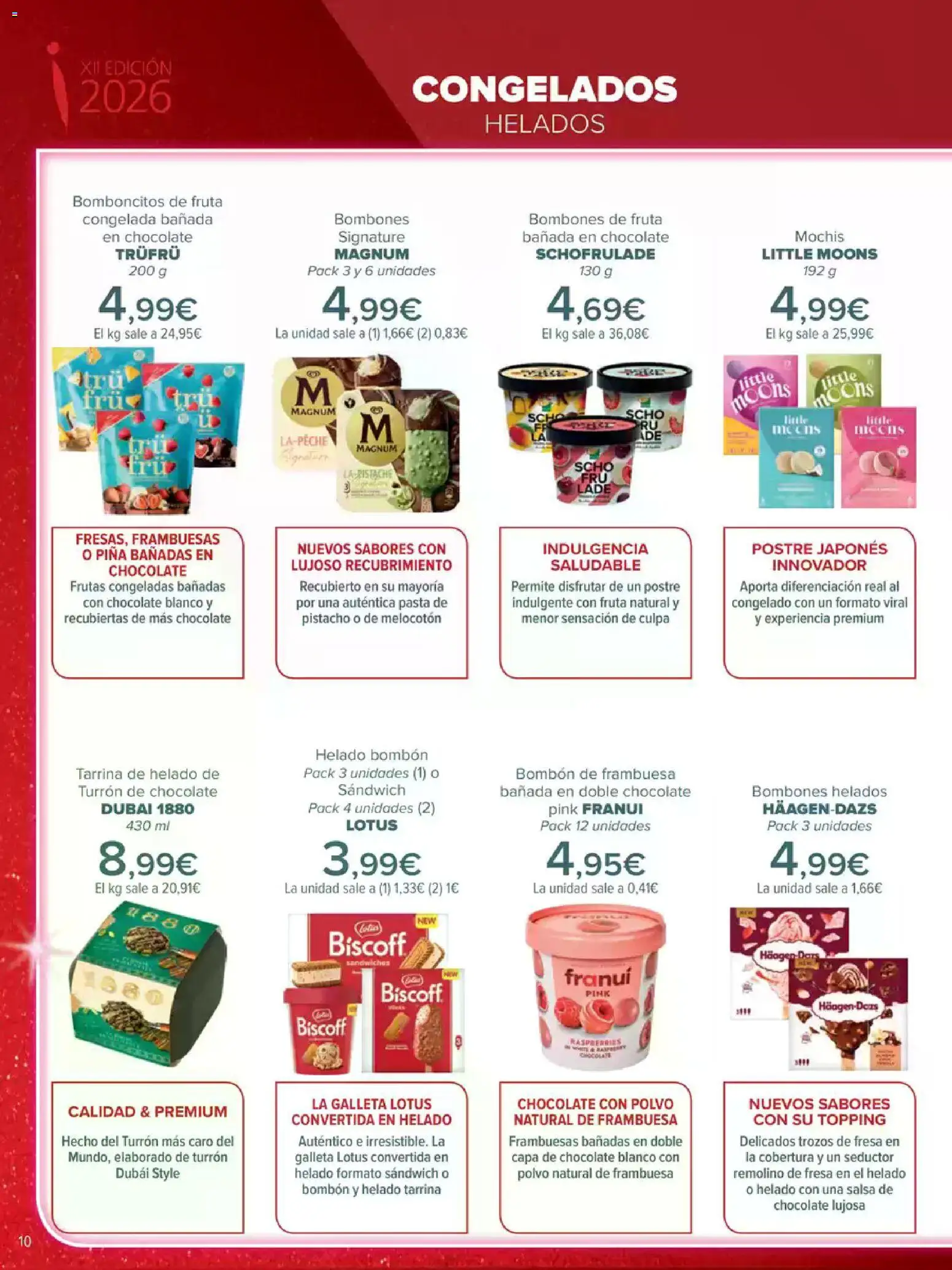 Carrefour Innovación │ válido desde el 05.05.2026 | Página: 10 | Productos: Polvo, Helado bombón, Pasta, Helado