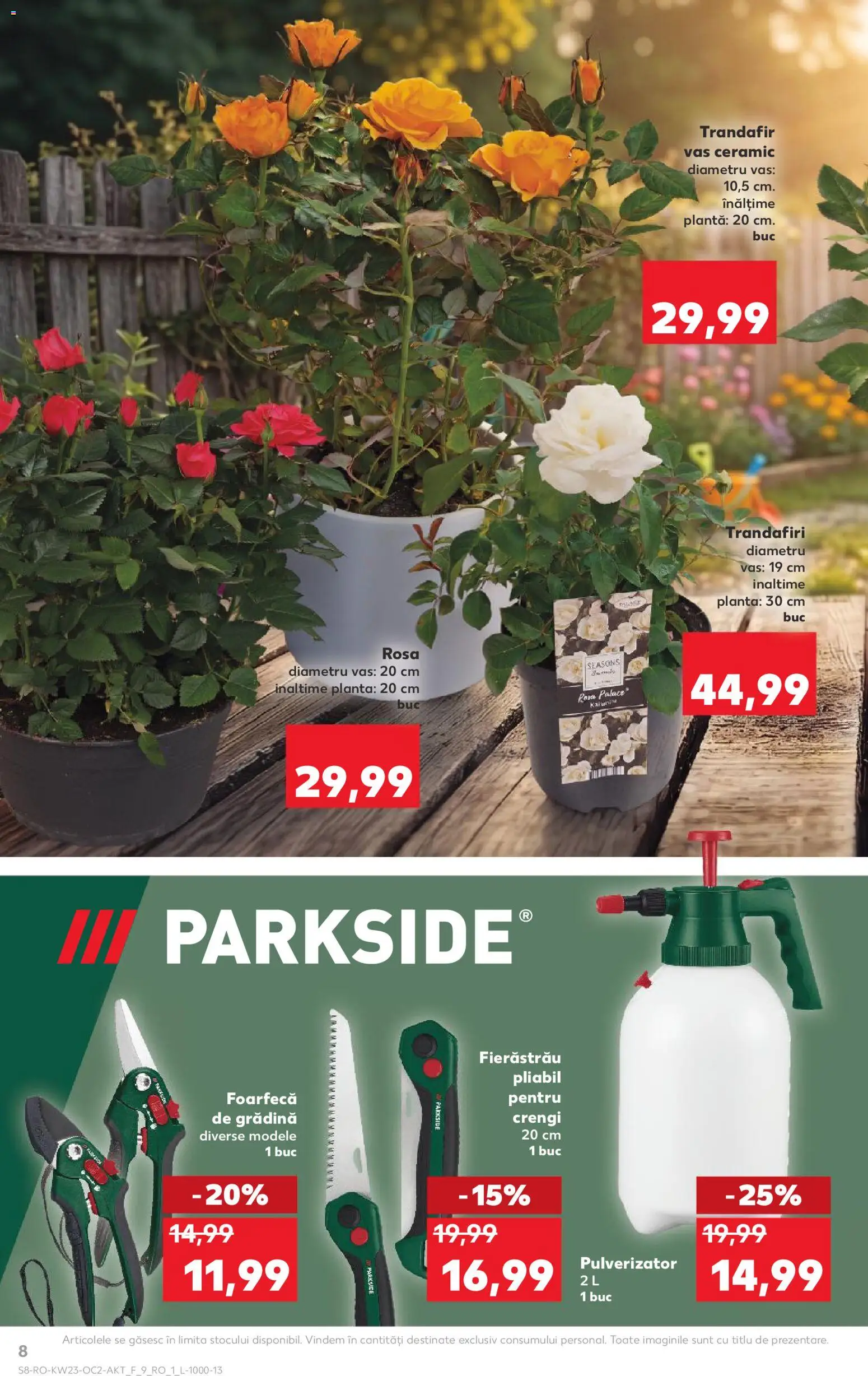 Noul catalog Kaufland – valabil de la 03.06.2026 | Pagină: 8 | Produse: Pară, Trandafir