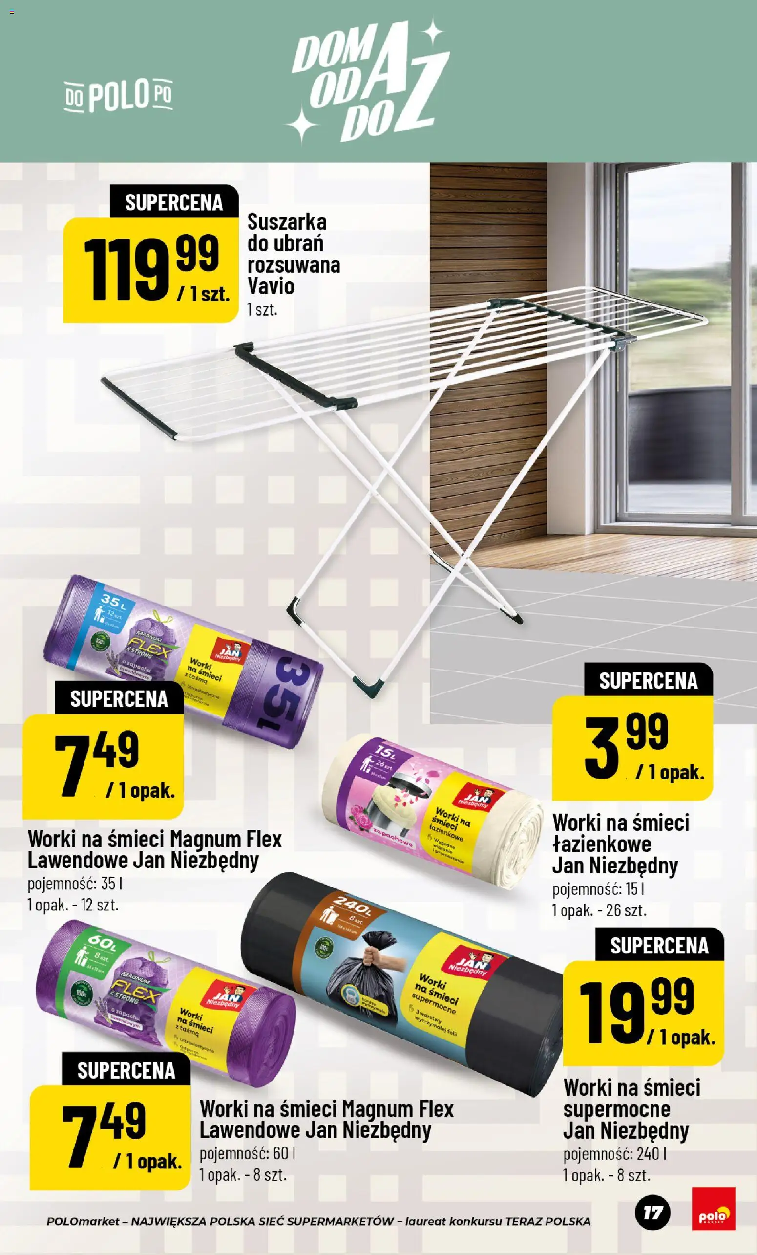 POLOmarket gazetka - Dom Przetwory od 22.05.2026 | Strona: 17 | Produkty: Suszarka