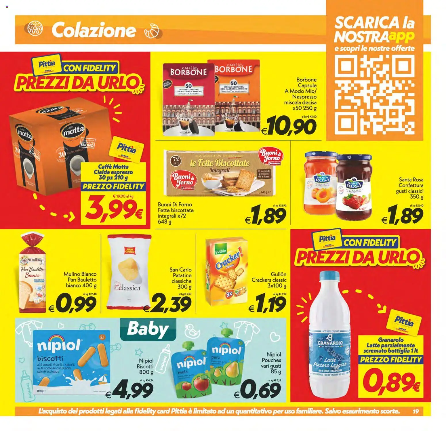 Volantino SuperConveniente del 29.05.2026 | Pagina: 19 | Prodotti: Caffè, Patatine, Crackers, Fette biscottate