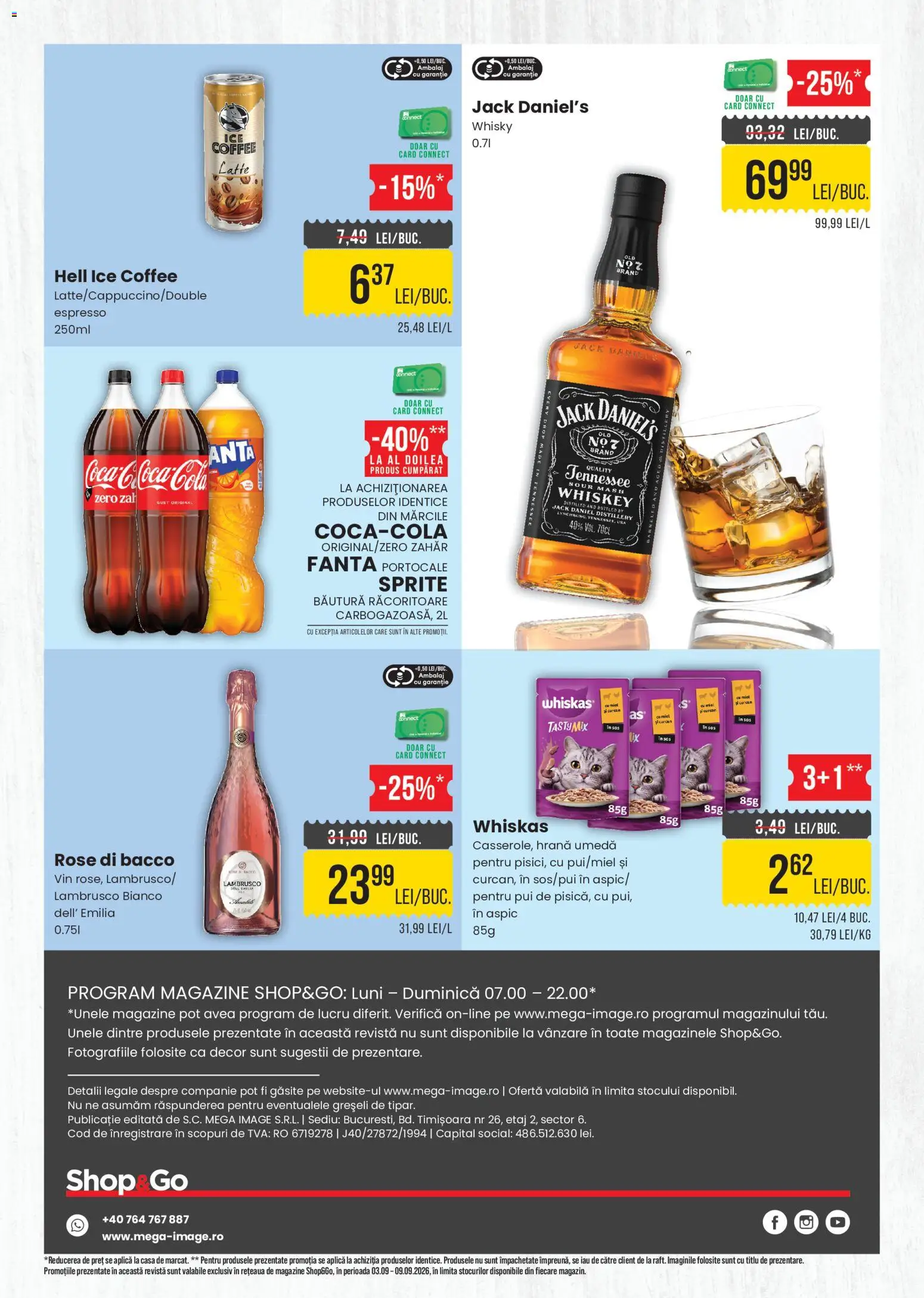 Noul catalog Mega Image – valabil de la 03.09.2026 | Pagină: 4 | Produse: Lambrusco, Vin, Ușă, Sos