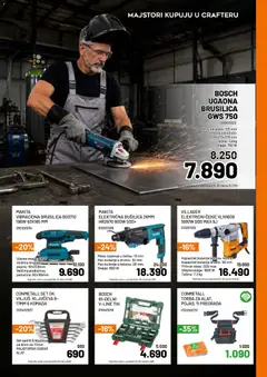 Crafter katalog - pregled Crafter kataloga - važi od 05.08.2026 | Strana: 6 | Proizvode: Bosch, Ugaona brusilica, Bušilica, Alat