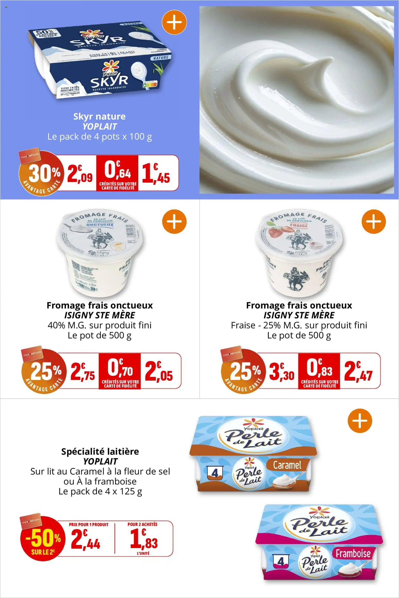 {H1} | Page: 20 | Produits: Fraise, Framboise, Lait, Skyr