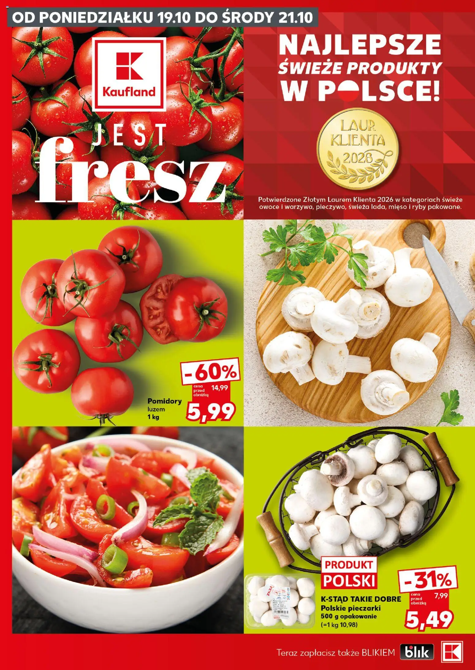 Kaufland Polsko leták - Mocny start od 19.10.2026 | Strana: 6 | Produkty: Ryby