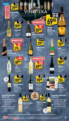 Náhled letáku Albert leták - Supermarket - Ostrava od 29.07.2026 | Strana: 39 | Produkty: Prosecco, Víno, Vinotéka, Víno Motýl