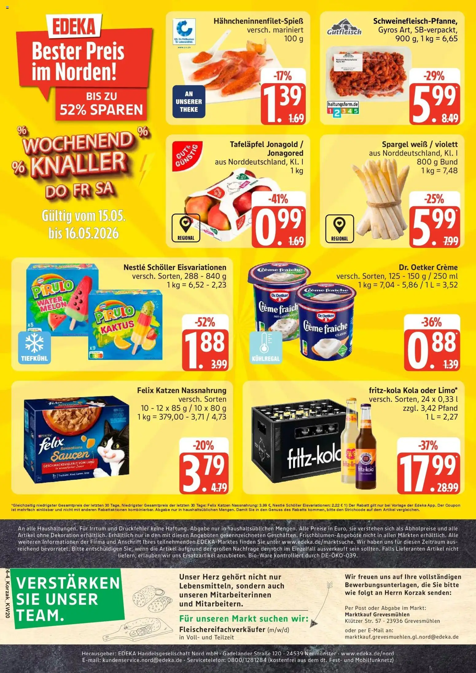 Marktkauf Prospekt Grevesmühlen	 – gültig ab 10.05.2026 | Seite: 24 | Produkte: Theke, Spargel, Creme, Gyros