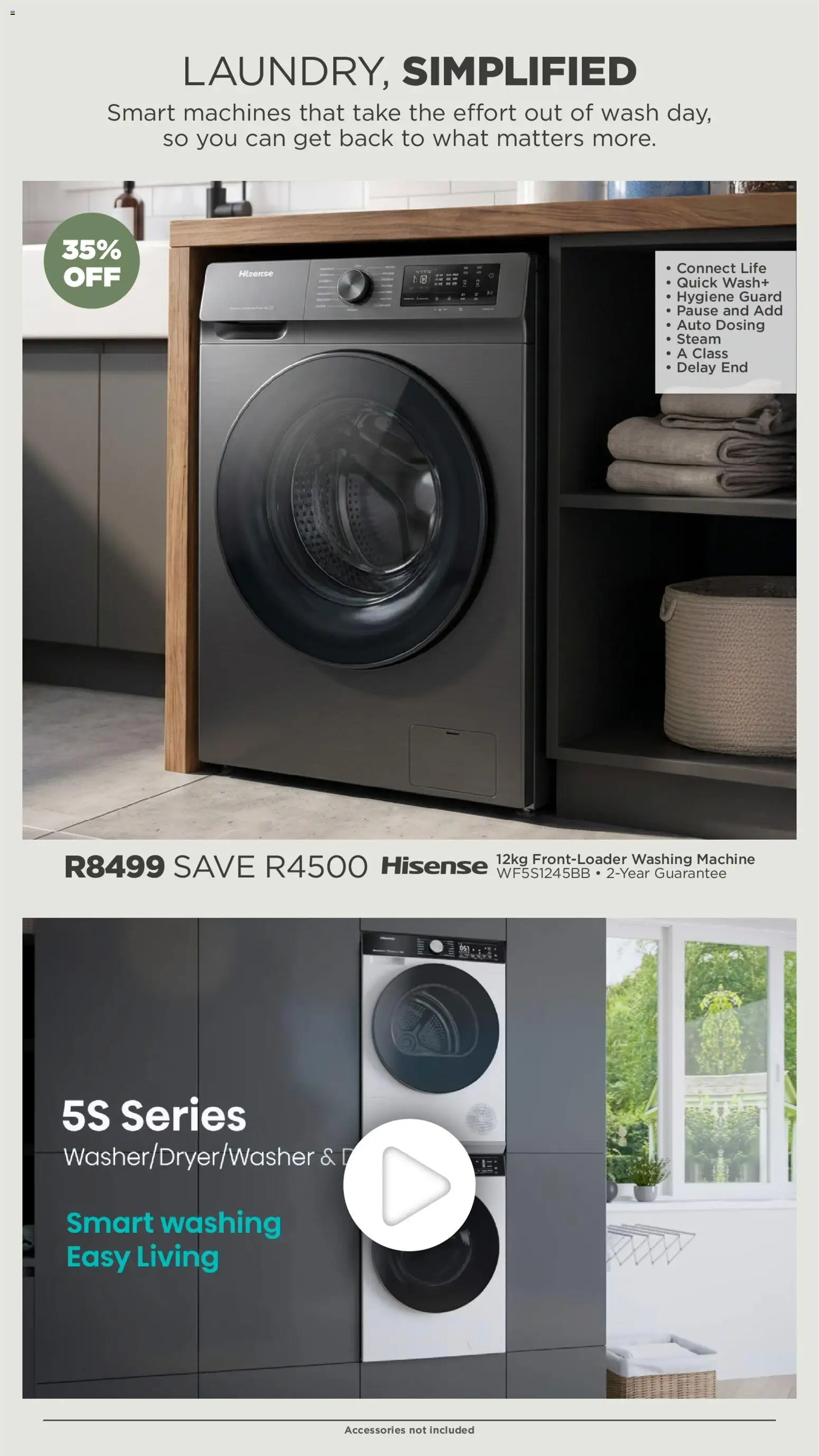 New House and Home catalogue – valid from 07/09/2026 | Page: 32 | Products: Washing machine