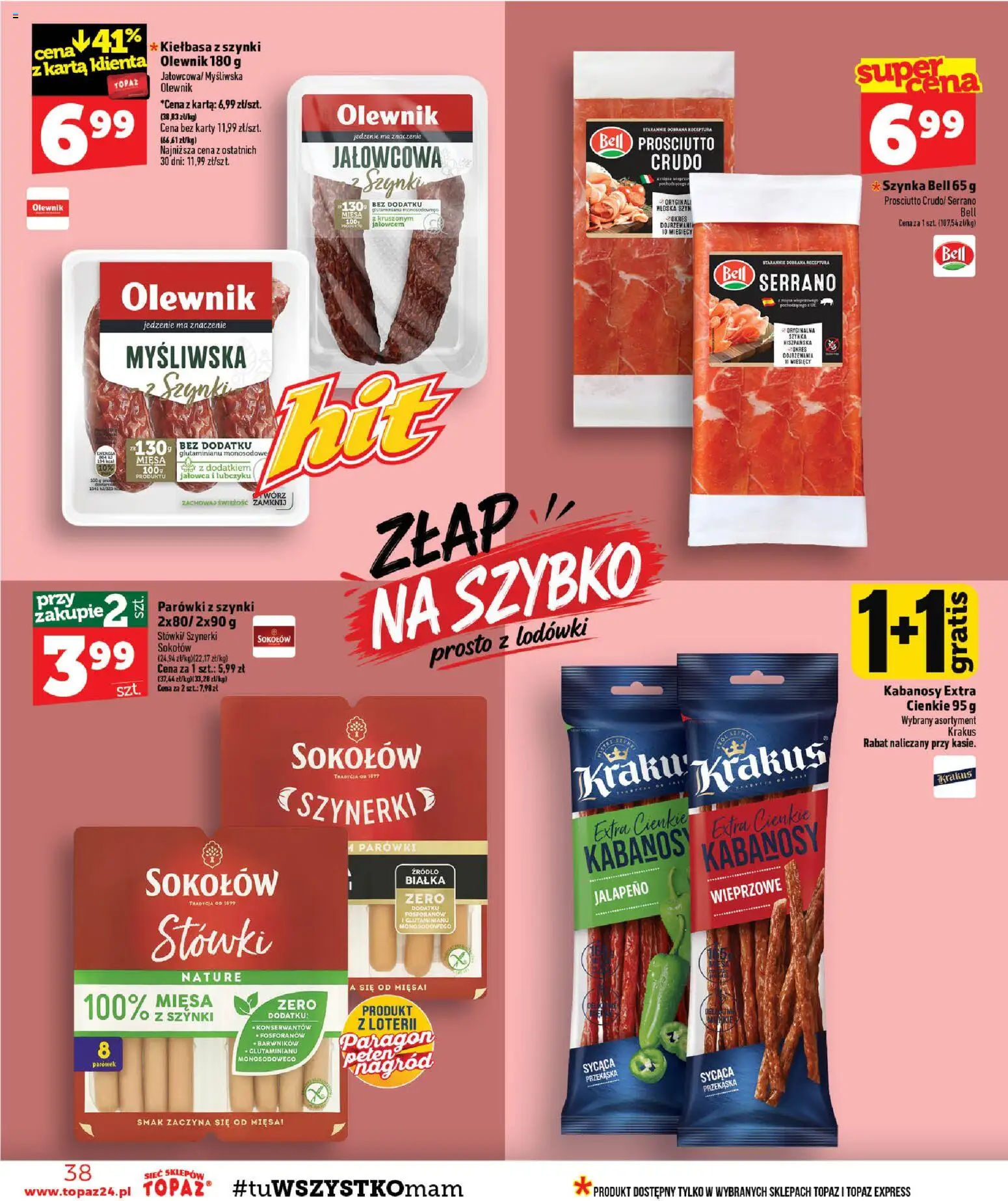 Topaz gazetka od 01.10.2026 | Strona: 38