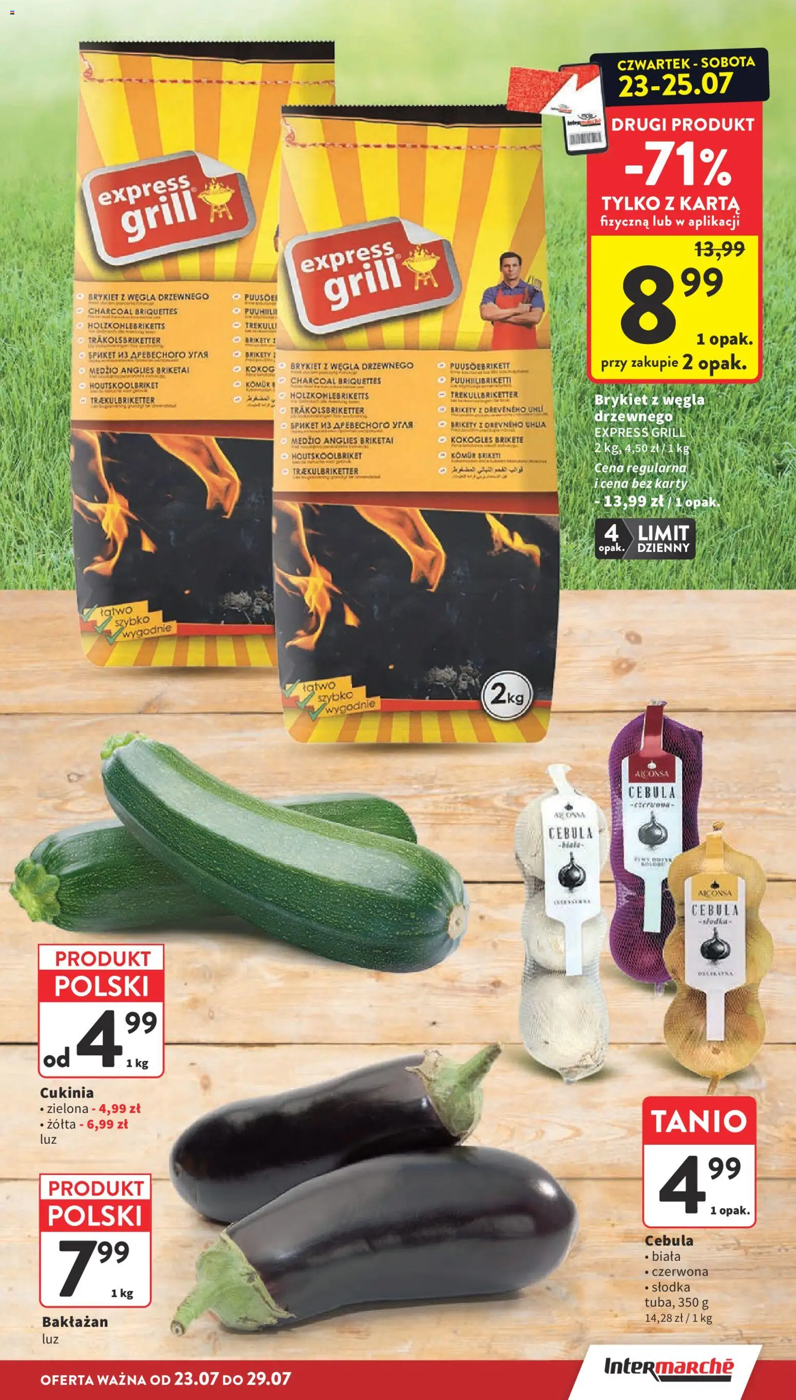 Intermarche gazetka od 23.07.2026 | Strona: 11 | Produkty: Bakłażan, Karta, Grill, Cukinia