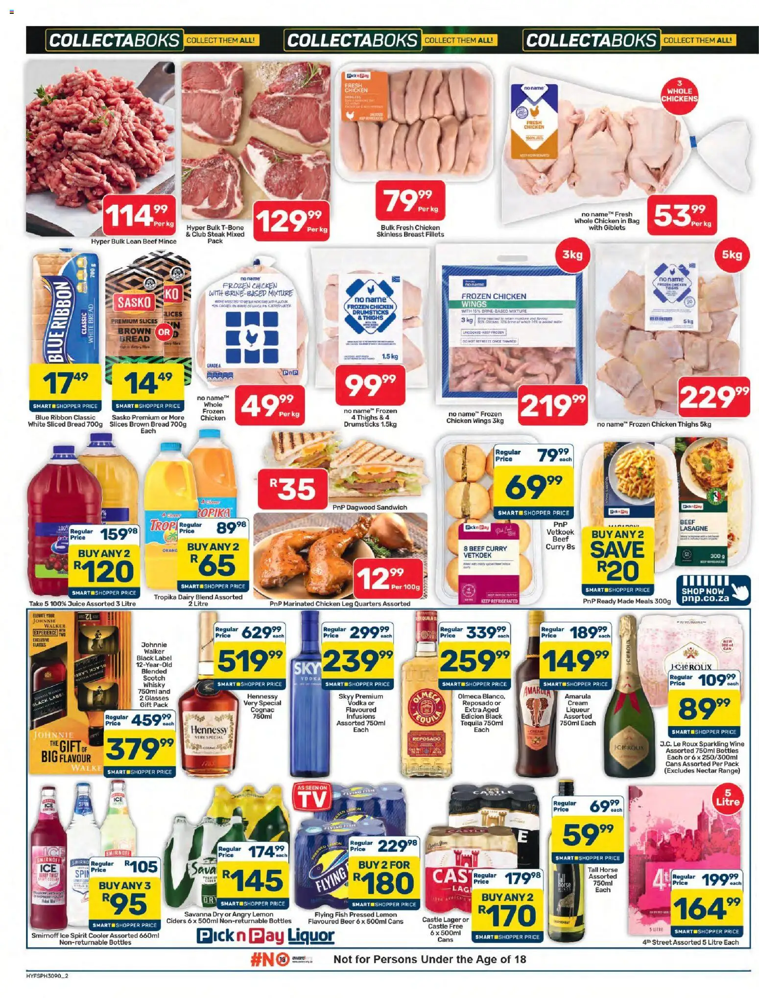 New Pick n Pay catalogue – valid from 23/10/2026 | Page: 2 | Products: Bag, Tequila, Cooler, Cream