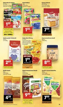 Pogląd oferty "Delikatesy Centrum gazetka" - ważna od 25.06.2026 | Strona: 25 | Produkty: Malina, Wafle ryżowe, Płatki śniadaniowe, Banan